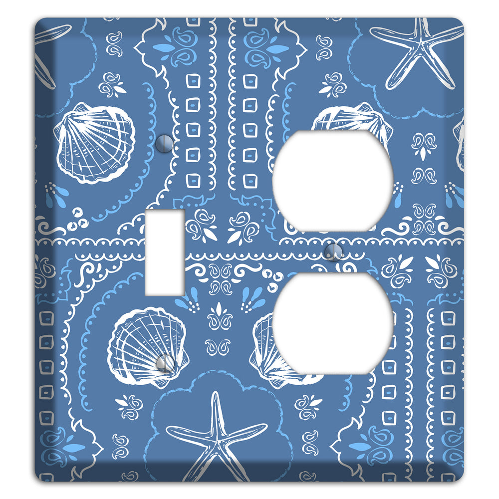 Cerulean Bandana Shore Toggle / Duplex Wallplate