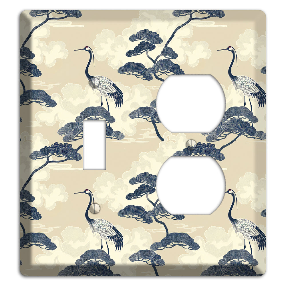 Indigo Pine Serenity Toggle / Duplex Wallplate