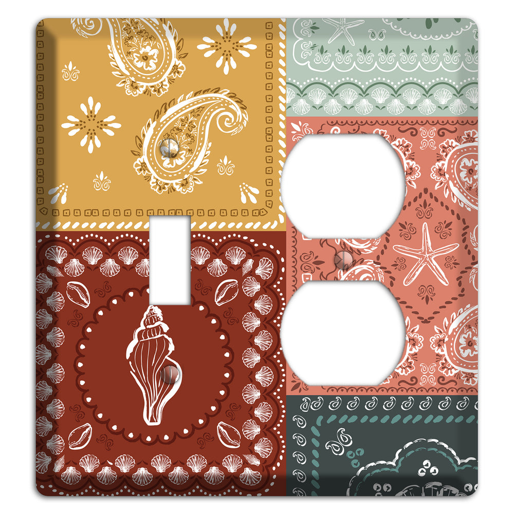 Patchwork Shore Reverie Toggle / Duplex Wallplate
