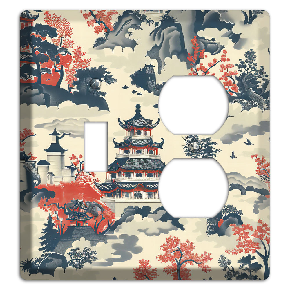 Ink & Ember Pagoda Toggle / Duplex Wallplate