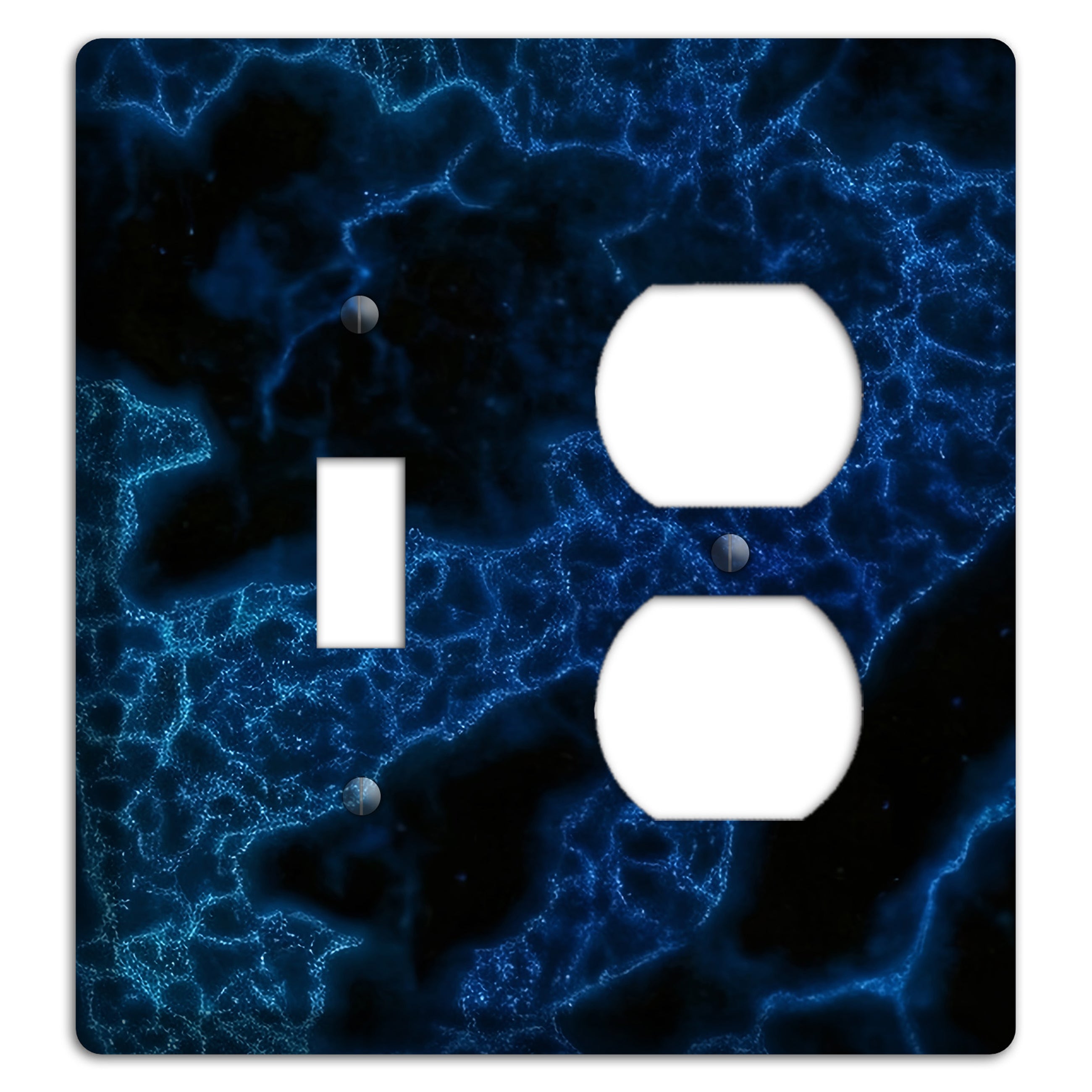 Midnight Marble Toggle / Duplex Wallplate