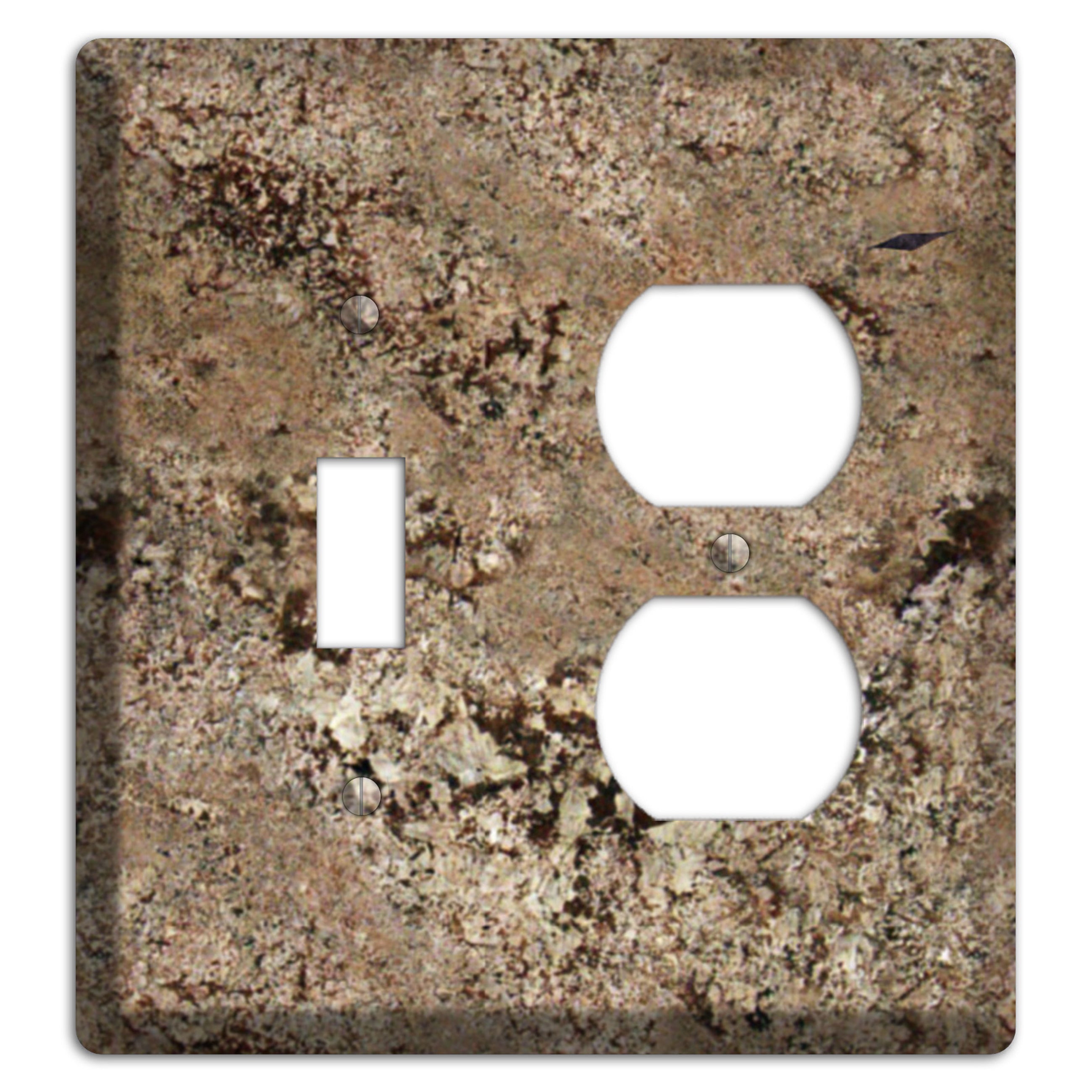 Crema Bordeaux Granite Toggle / Duplex Wallplate