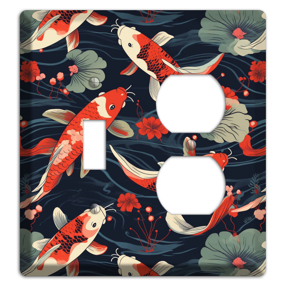 Koi Drift Dance Toggle / Duplex Wallplate