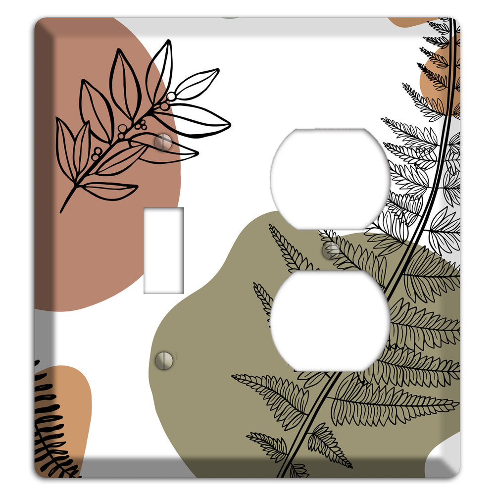 Fern & Shadow Toggle / Duplex Wallplate
