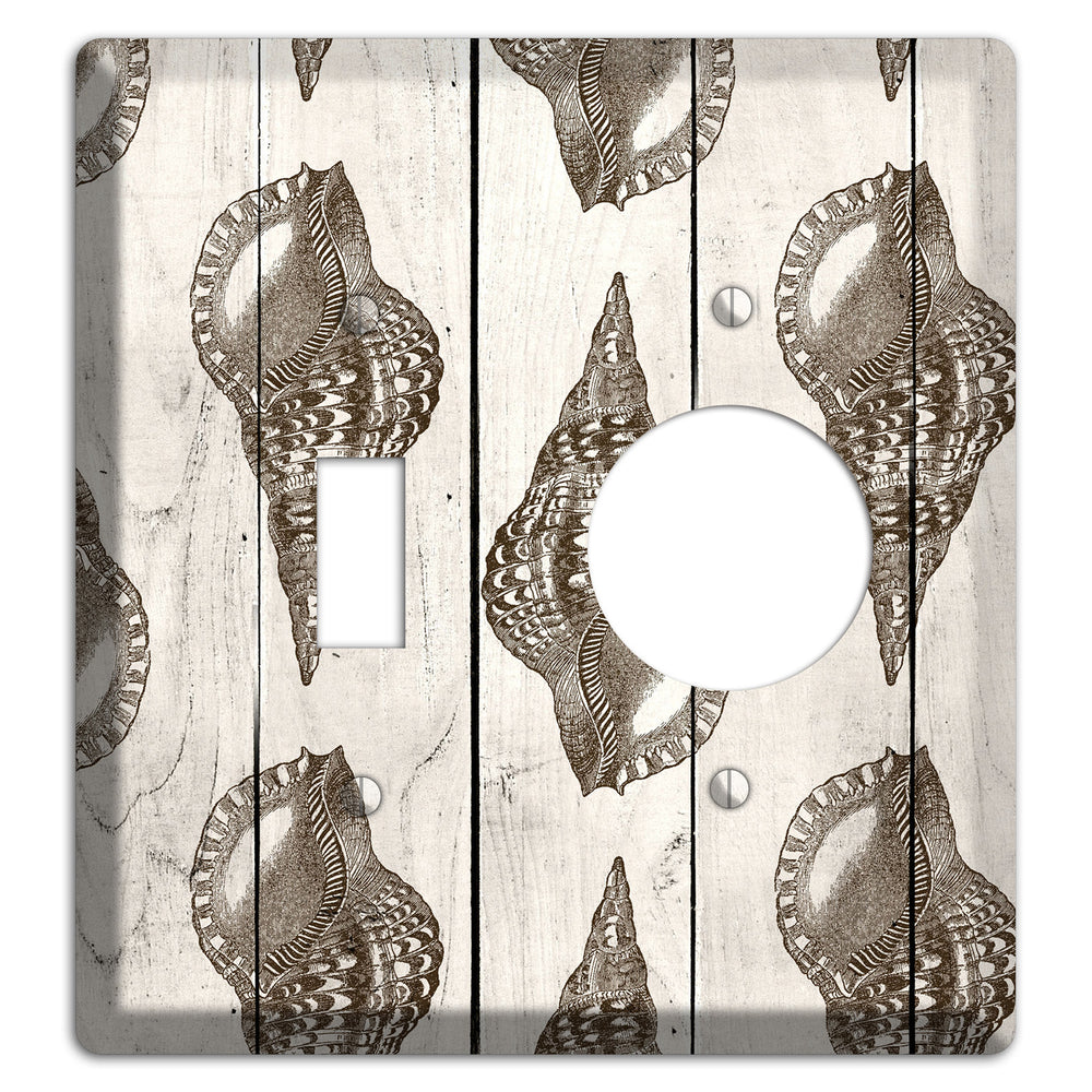 Shellbound Shore Toggle / Receptacle Wallplate