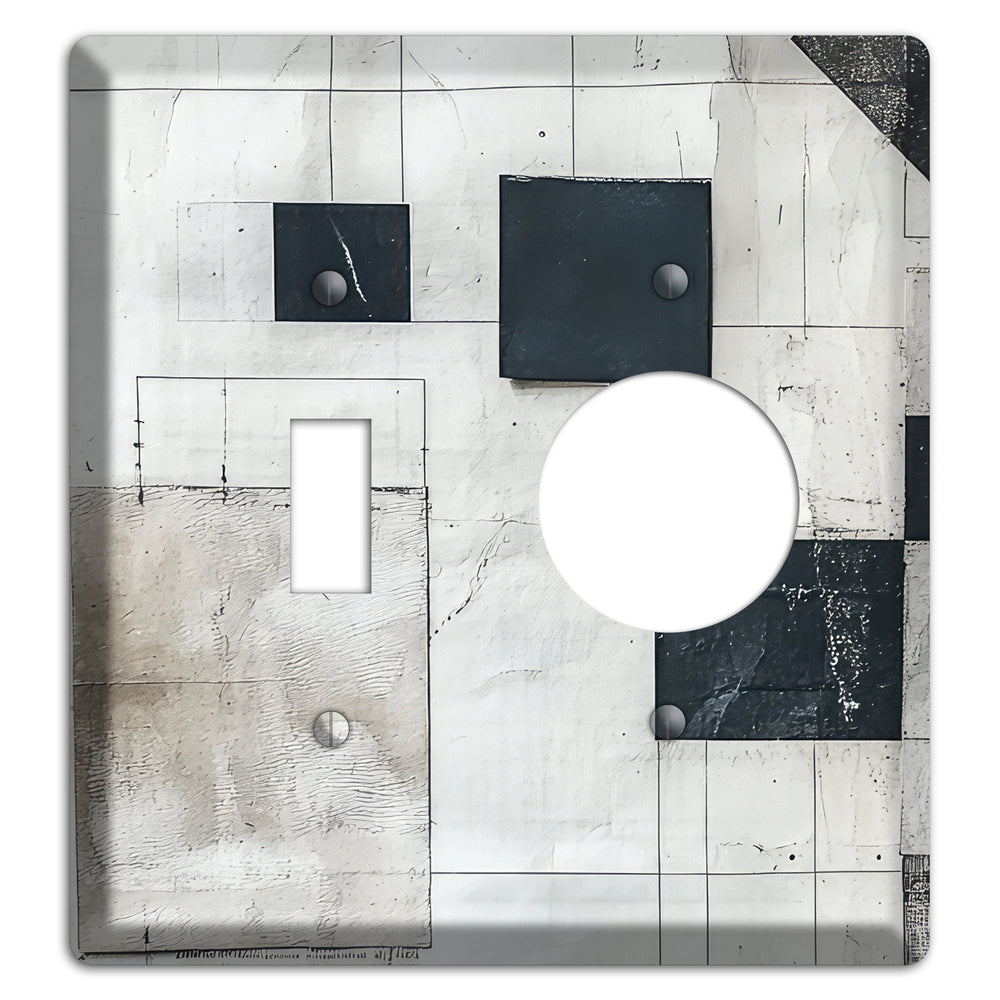 Ledger & Silence Toggle / Receptacle Wallplate