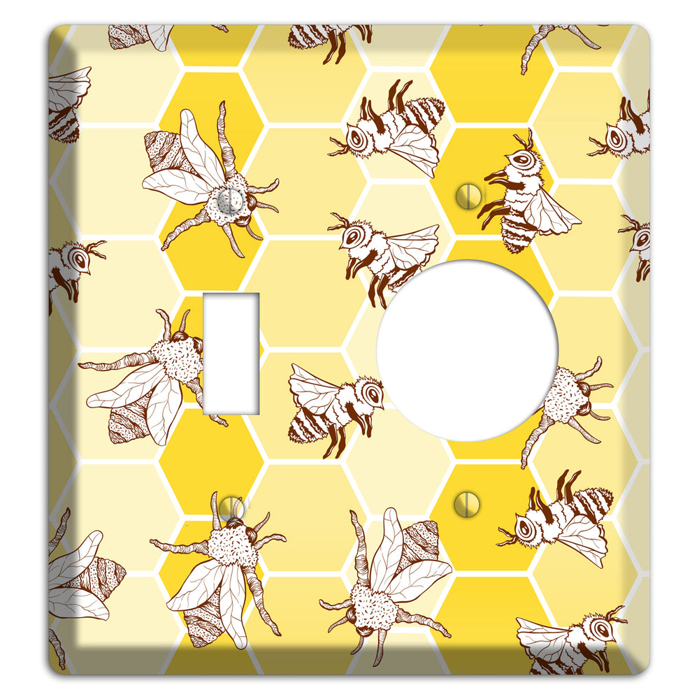 Hive & Wing Toggle / Receptacle Wallplate
