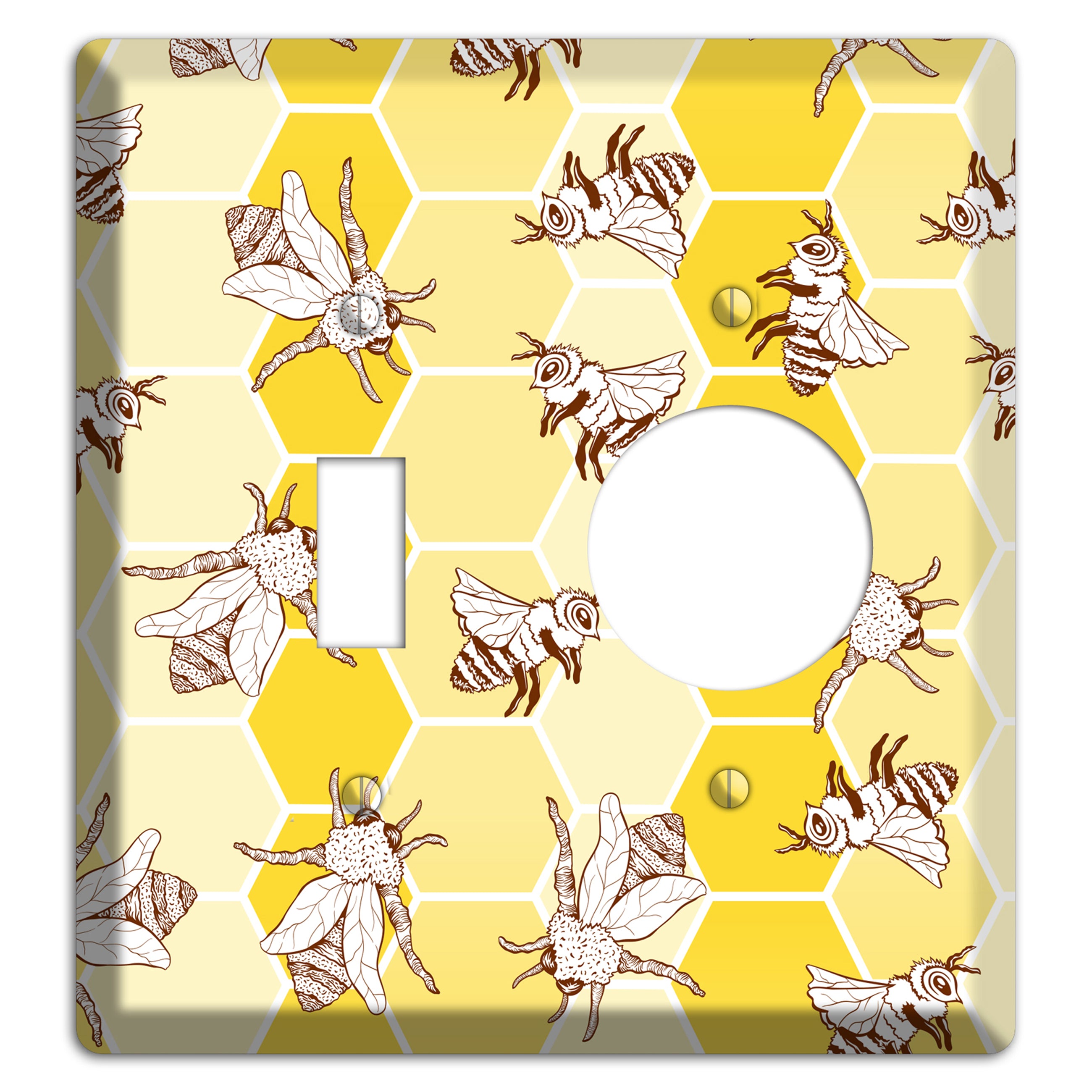 Hive & Wing Toggle / Receptacle Wallplate