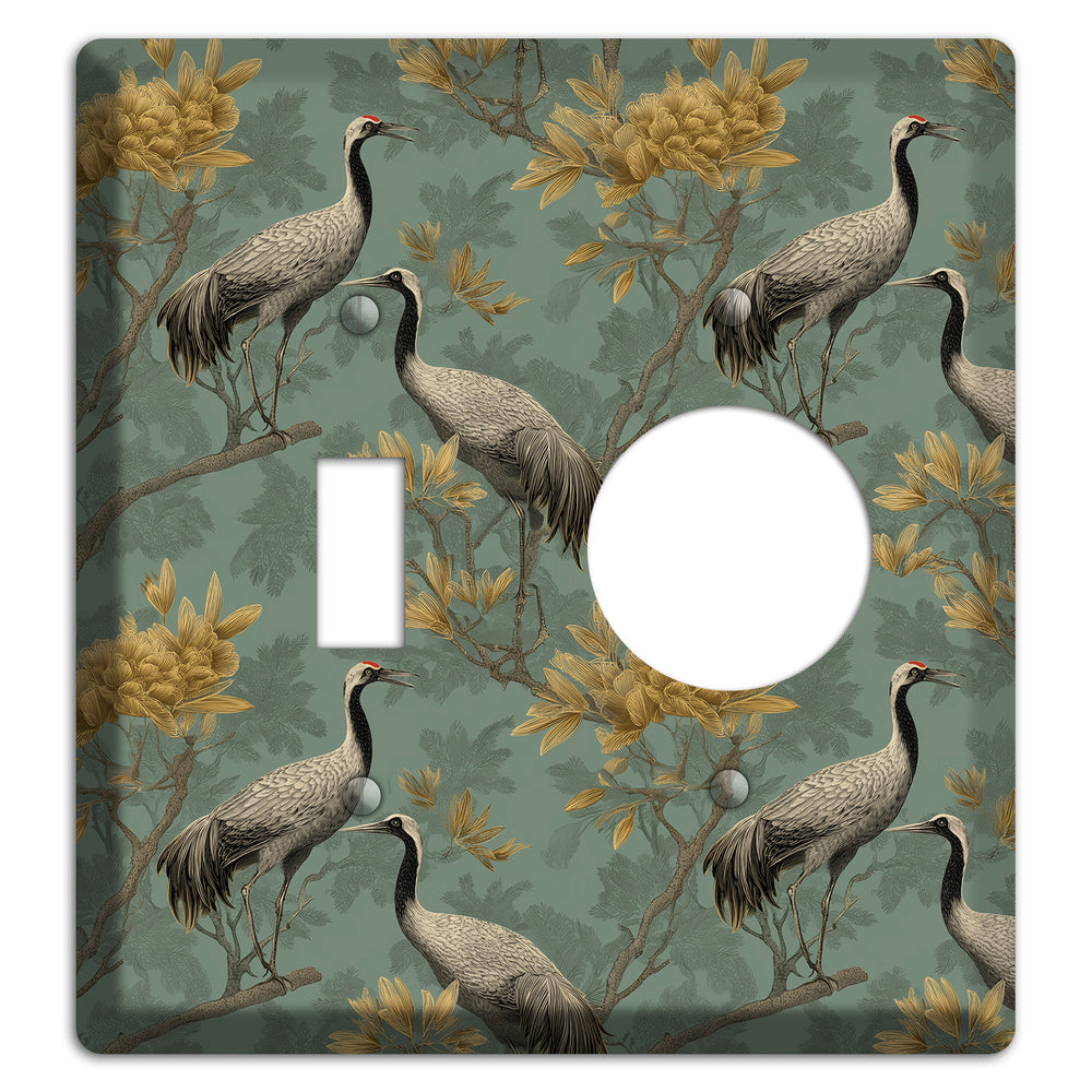 Sage Garden Vigil Toggle / Receptacle Wallplate