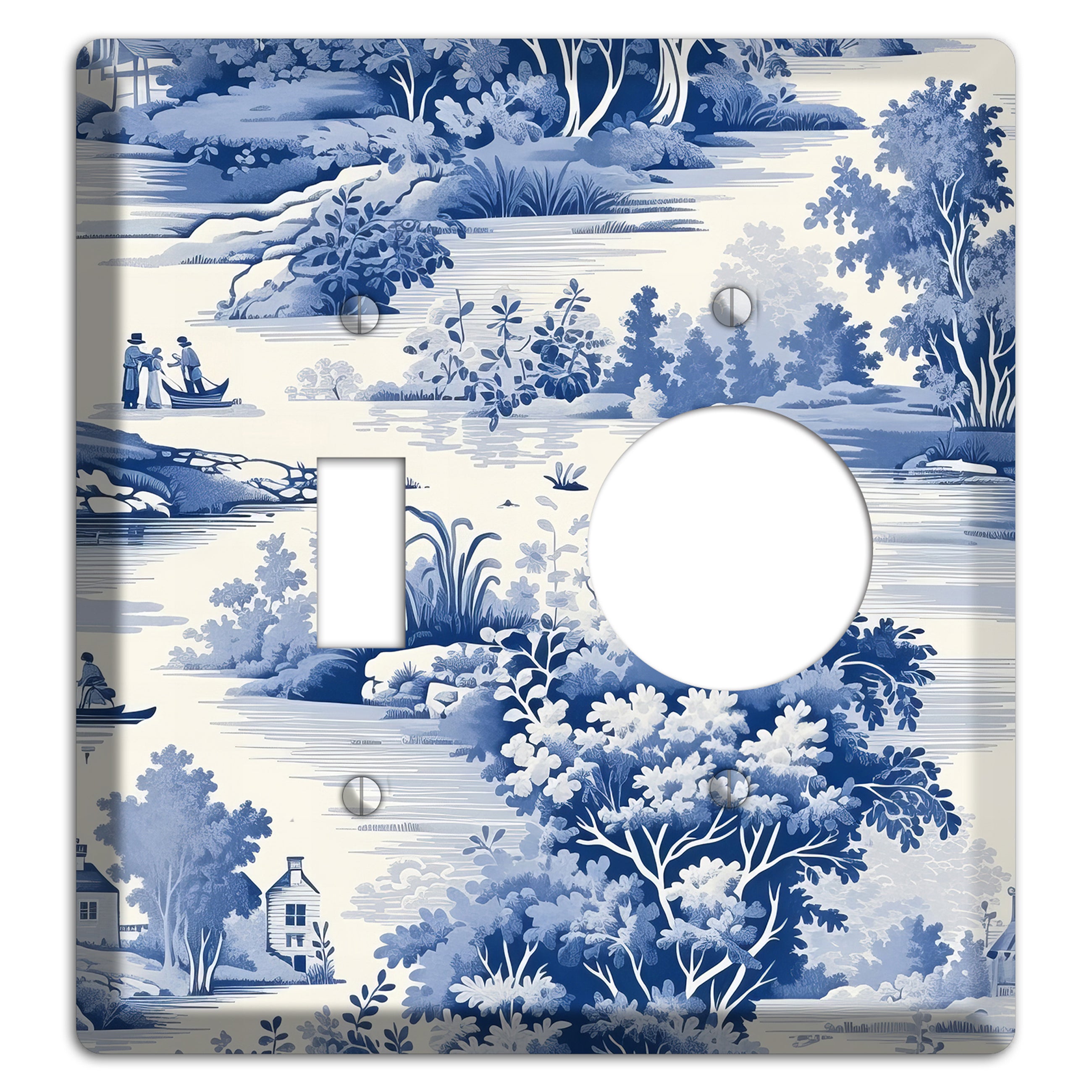 River & Reverie Toggle / Receptacle Wallplate