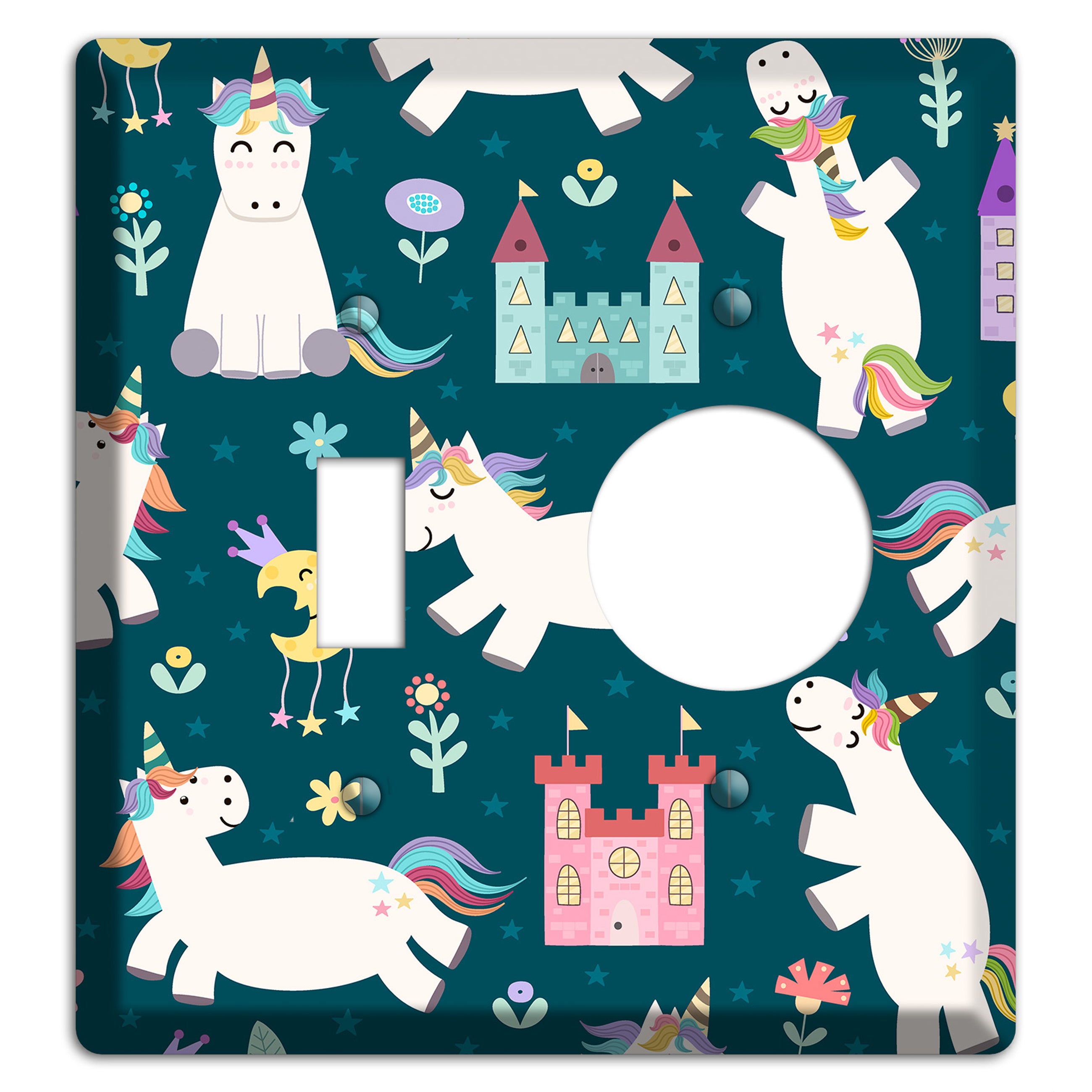 Unicorn Kingdom Toggle / Receptacle Wallplate