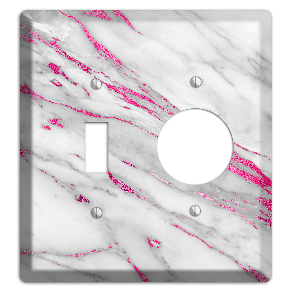 Can Can Marble Toggle / Receptacle Wallplate