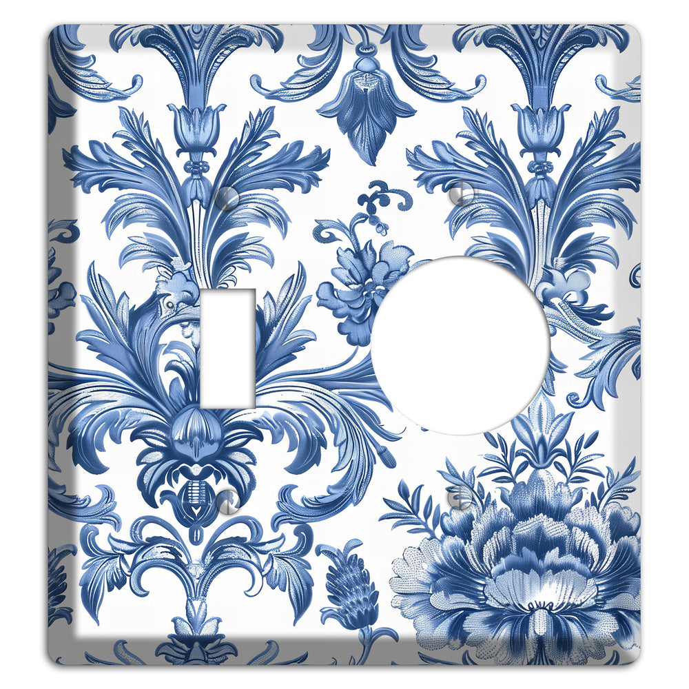 Porcelain Garden Reverie Toggle / Receptacle Wallplate
