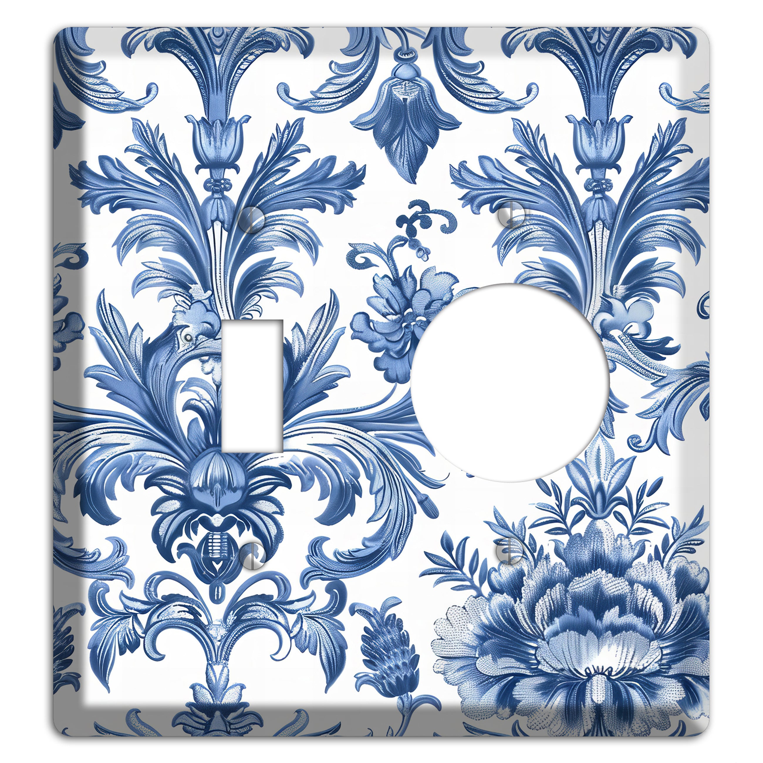 Porcelain Garden Reverie Toggle / Receptacle Wallplate