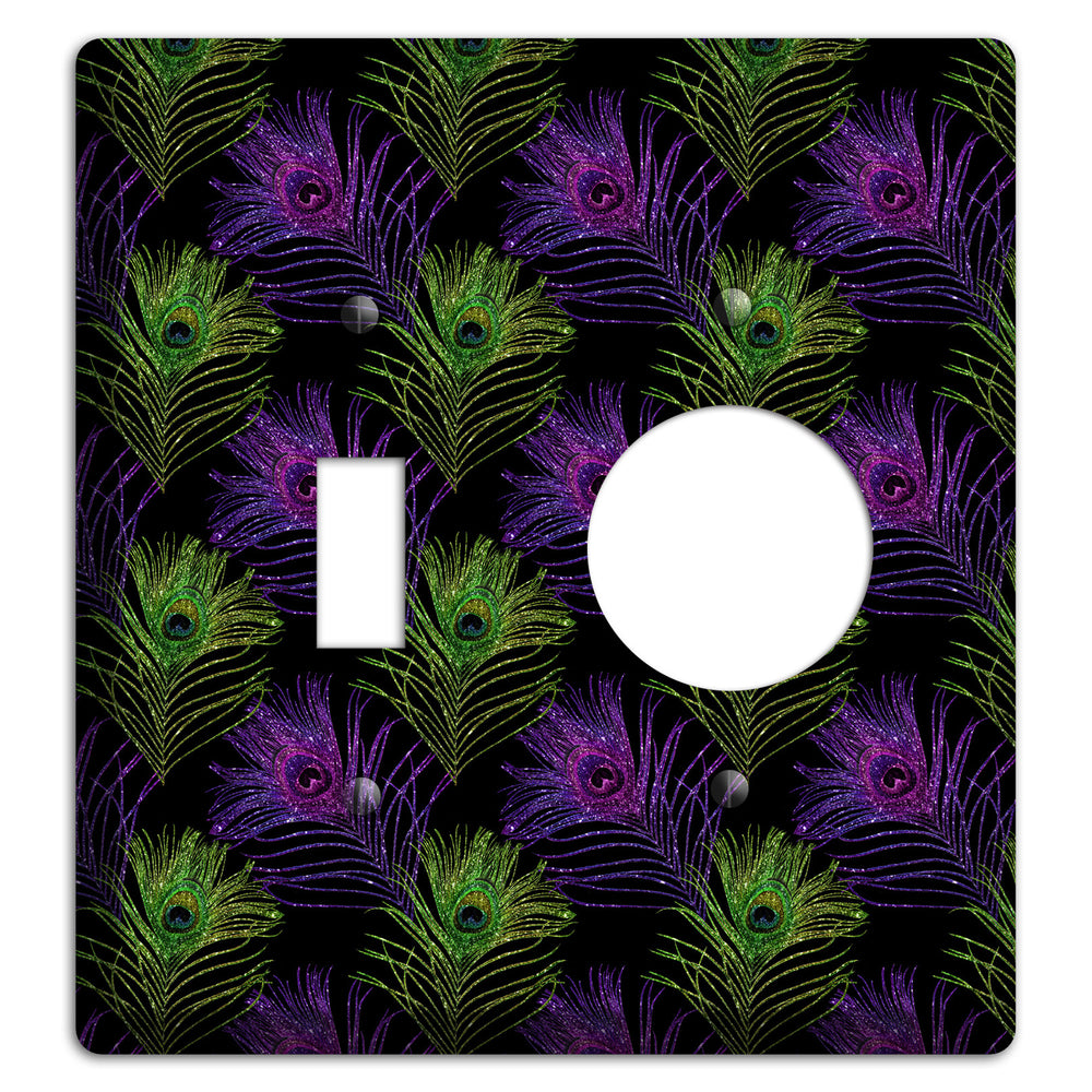 Feathers of the F√™te Toggle / Receptacle Wallplate