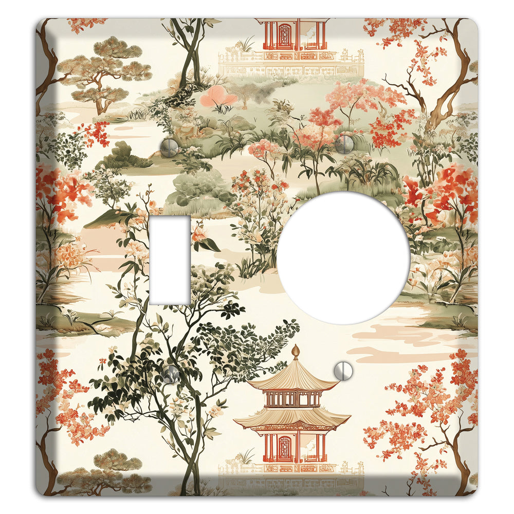Pavilion & Petal Toggle / Receptacle Wallplate