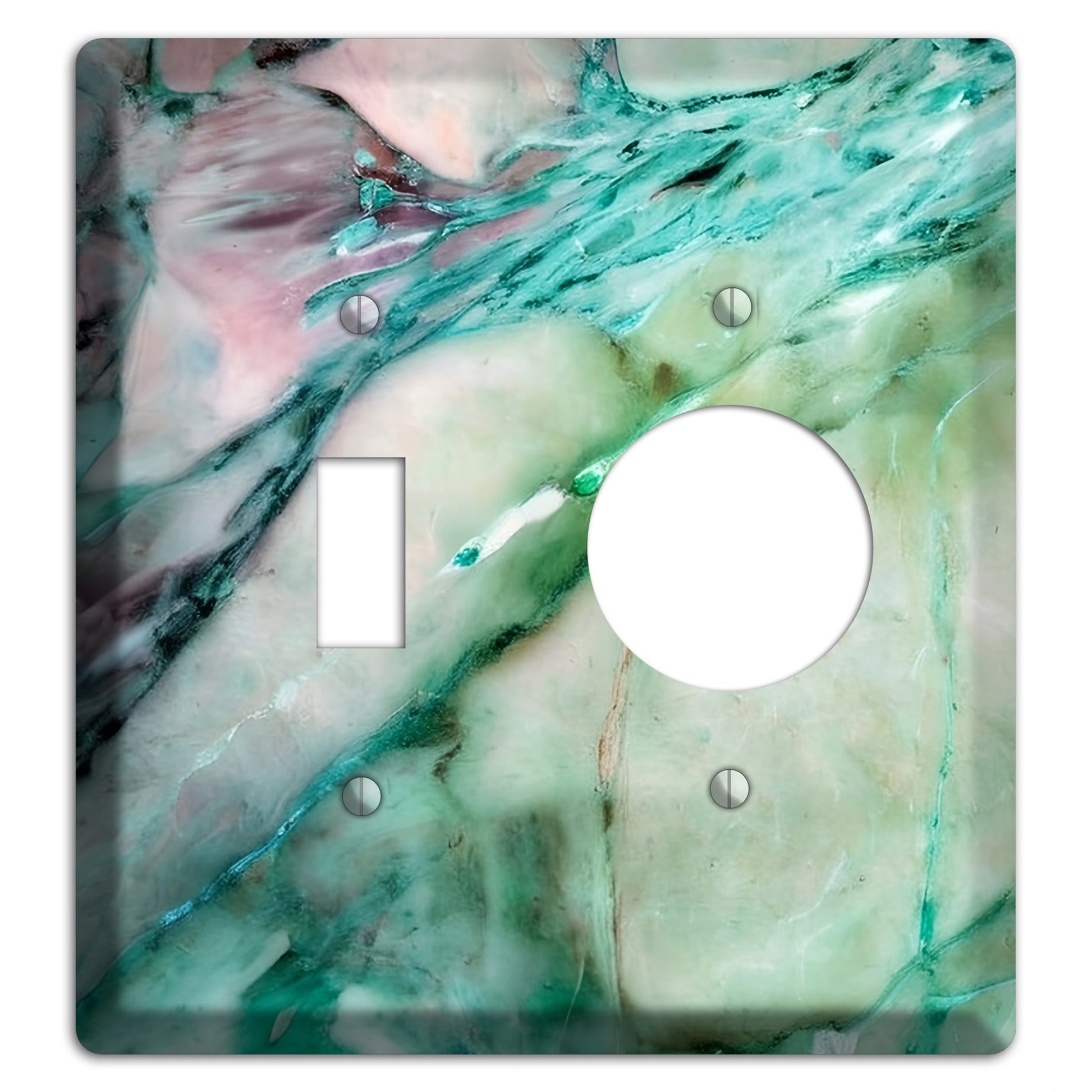 Monte Carlo Marble Toggle / Receptacle Wallplate