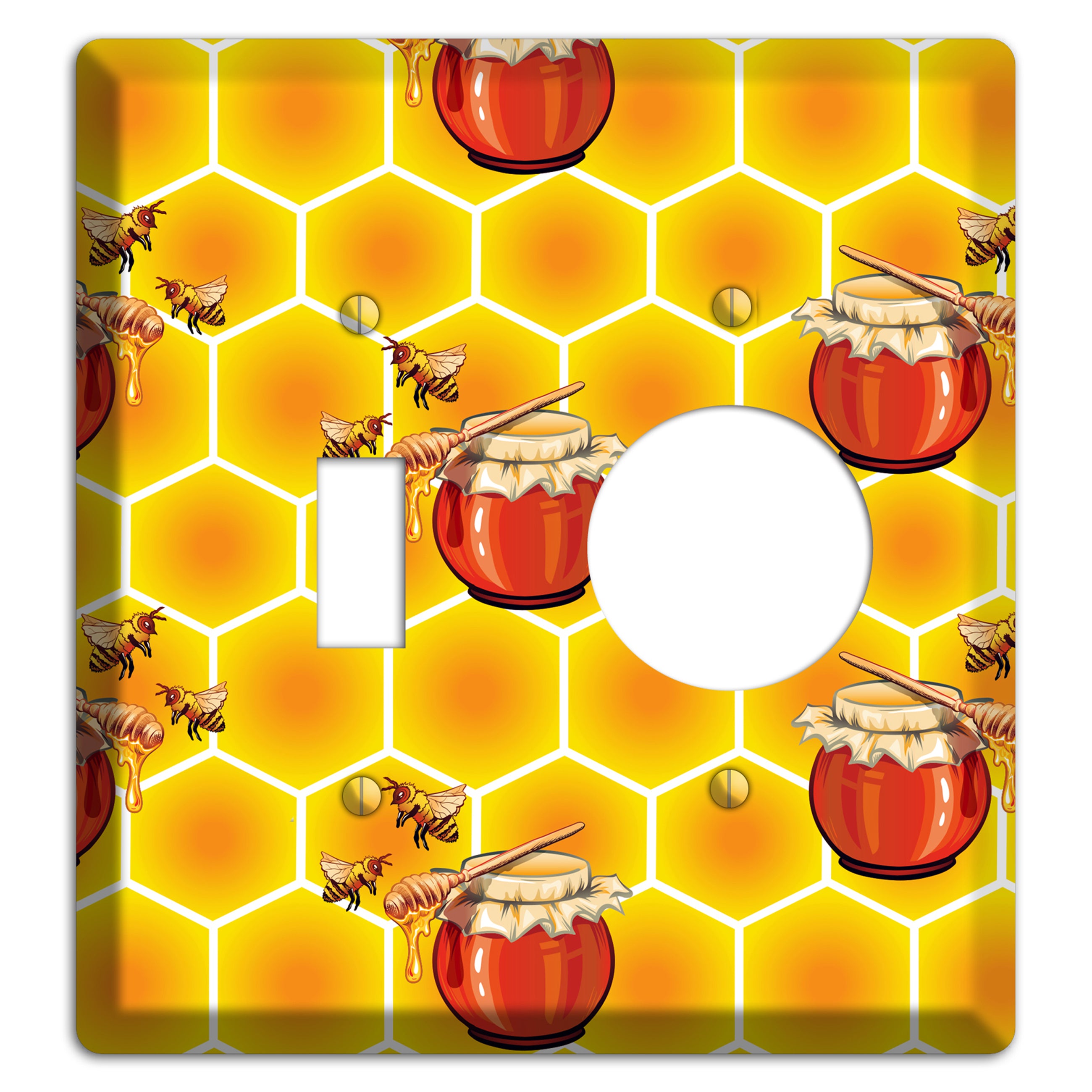 Harvest Season Repeating Toggle / Receptacle Wallplate