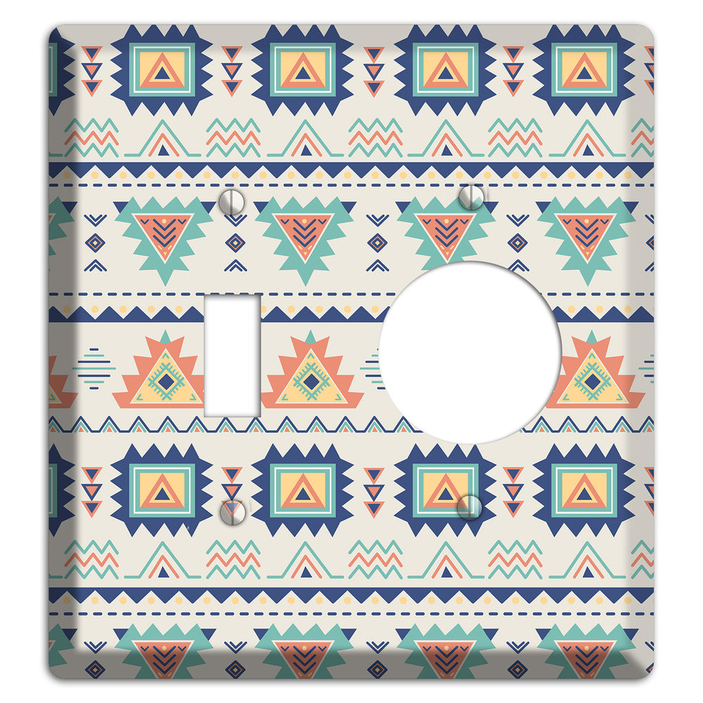 Desert Geometry Toggle / Receptacle Wallplate