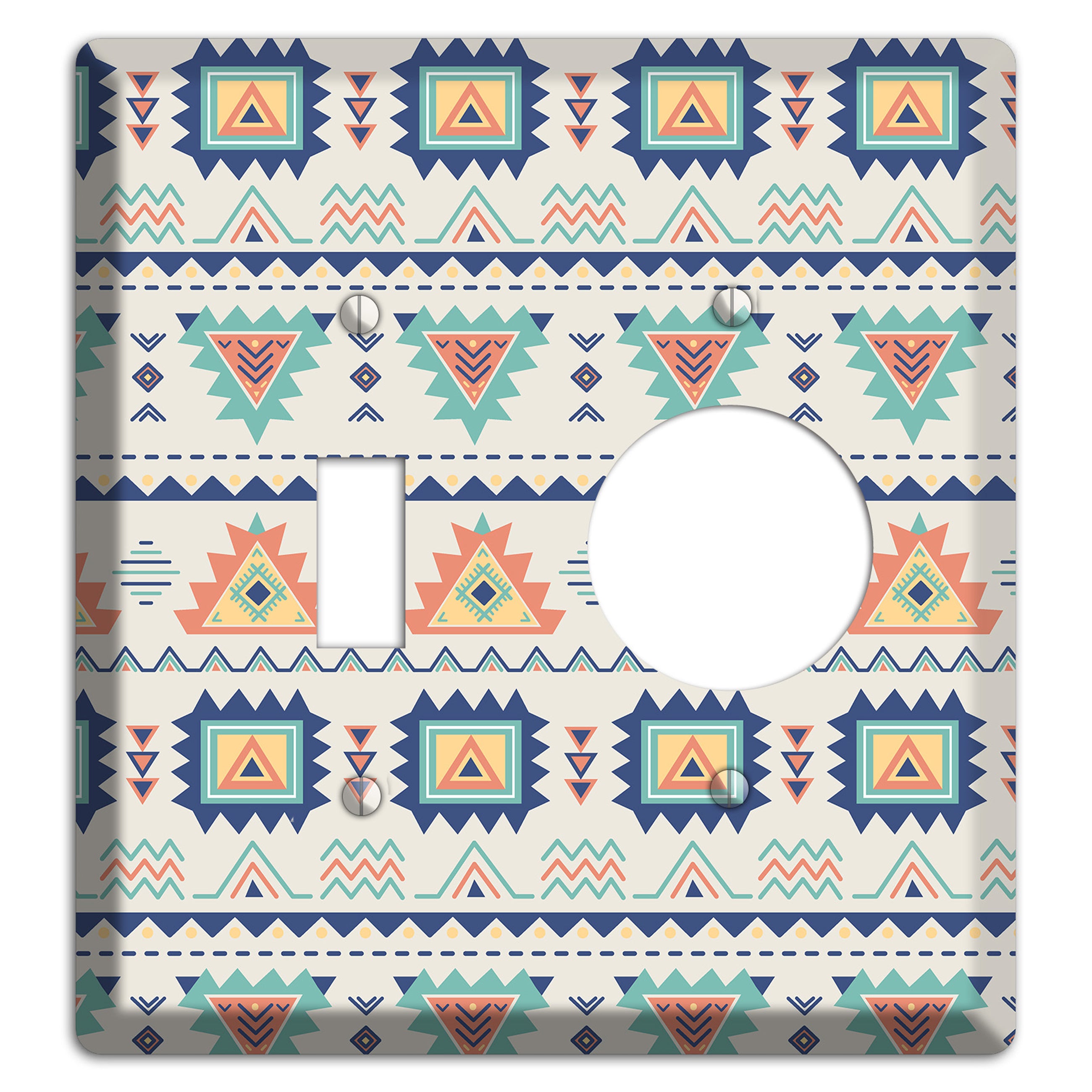 Desert Geometry Toggle / Receptacle Wallplate