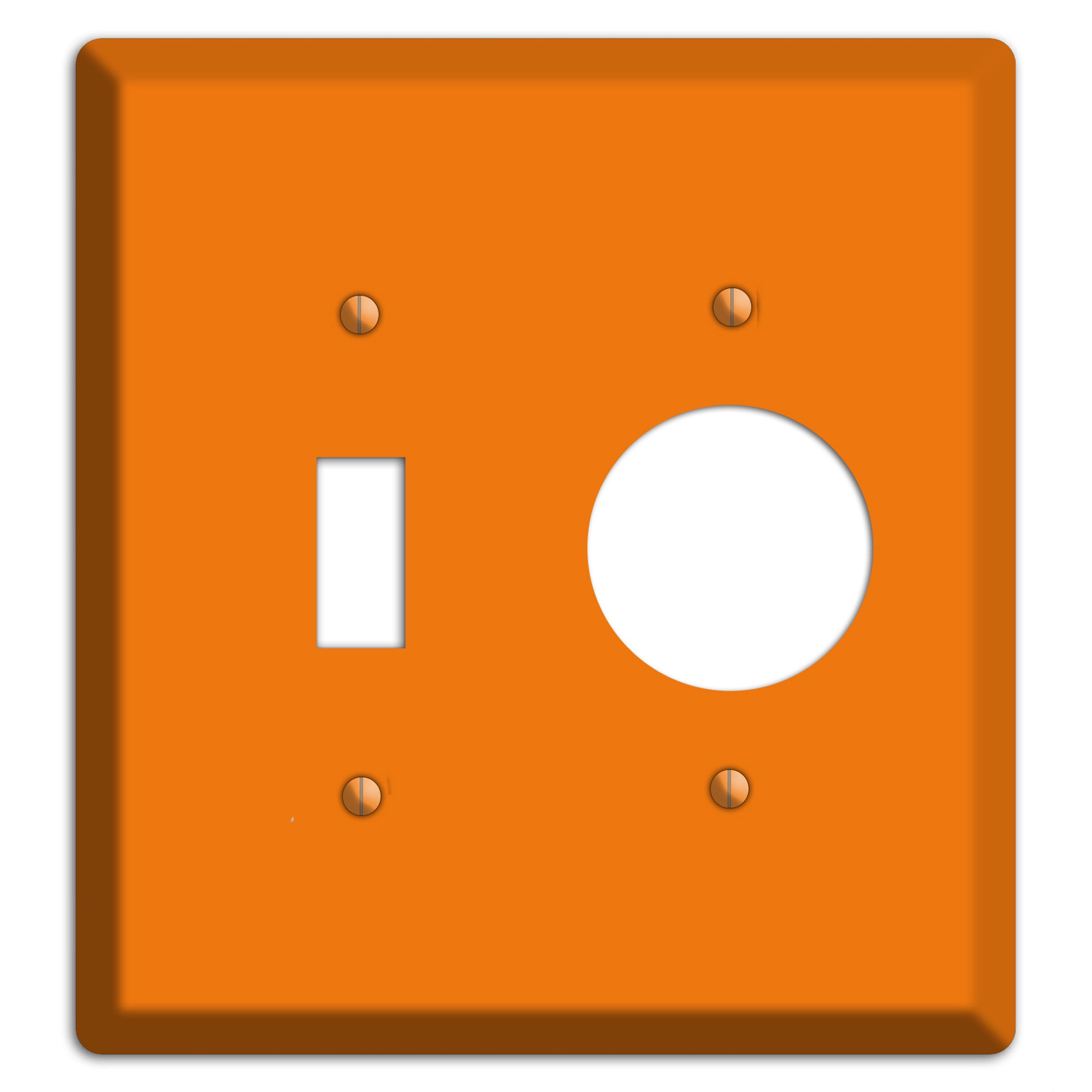 Baxter Pumpkin Toggle / Receptacle Wallplate