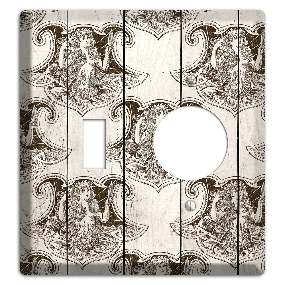 Mermaid‚Äôs Crest Toggle / Receptacle Wallplate