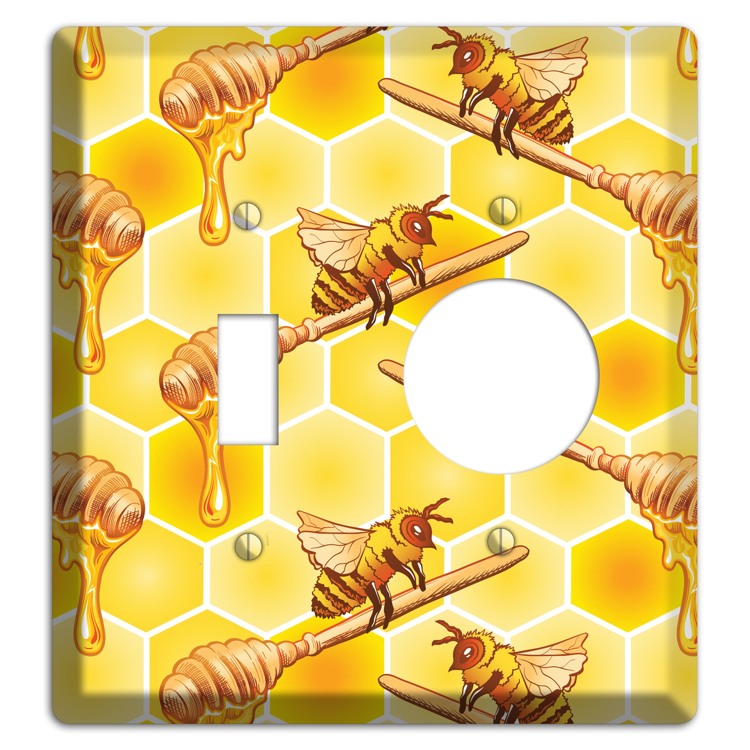 Honeyed Vigil Toggle / Receptacle Wallplate