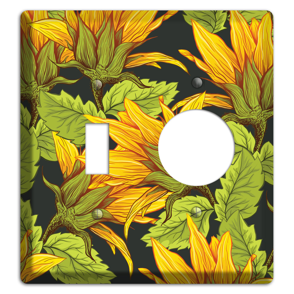 Gilded Bloom Tangle Toggle / Receptacle Wallplate