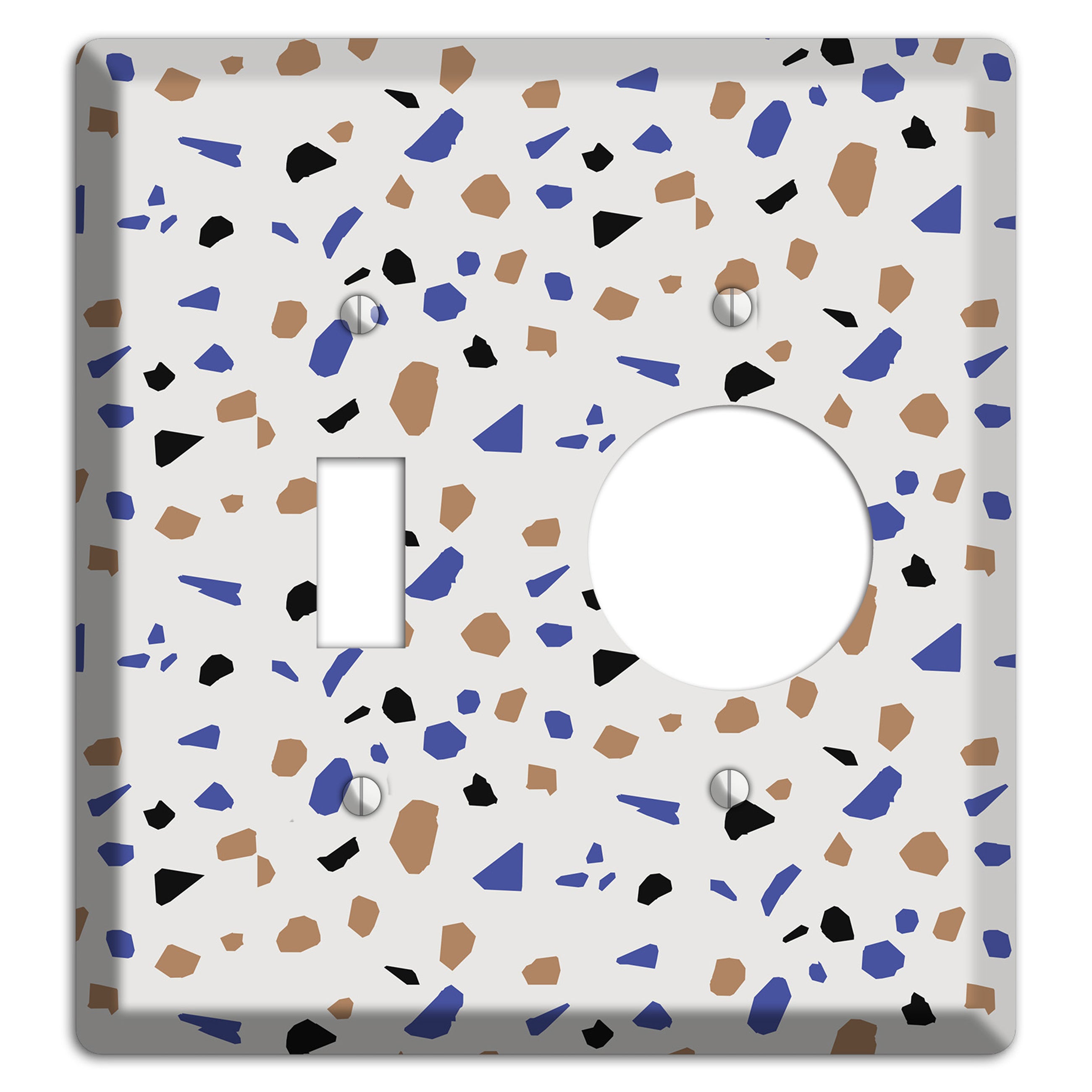 Retro Pop Terrazzo Toggle / Receptacle Wallplate