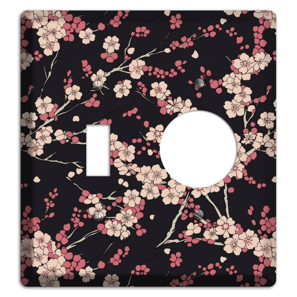 Night Blossom Drift Toggle / Receptacle Wallplate