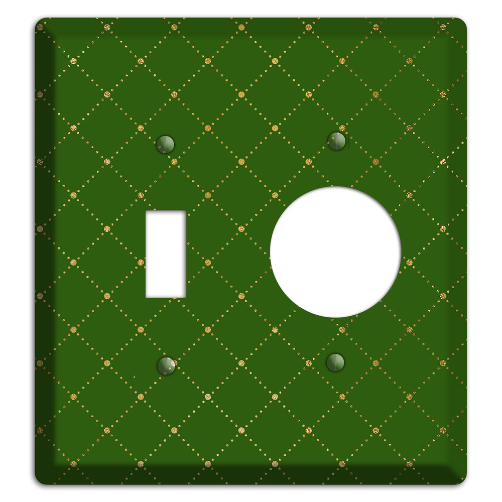 Beaded Lattice Toggle / Receptacle Wallplate