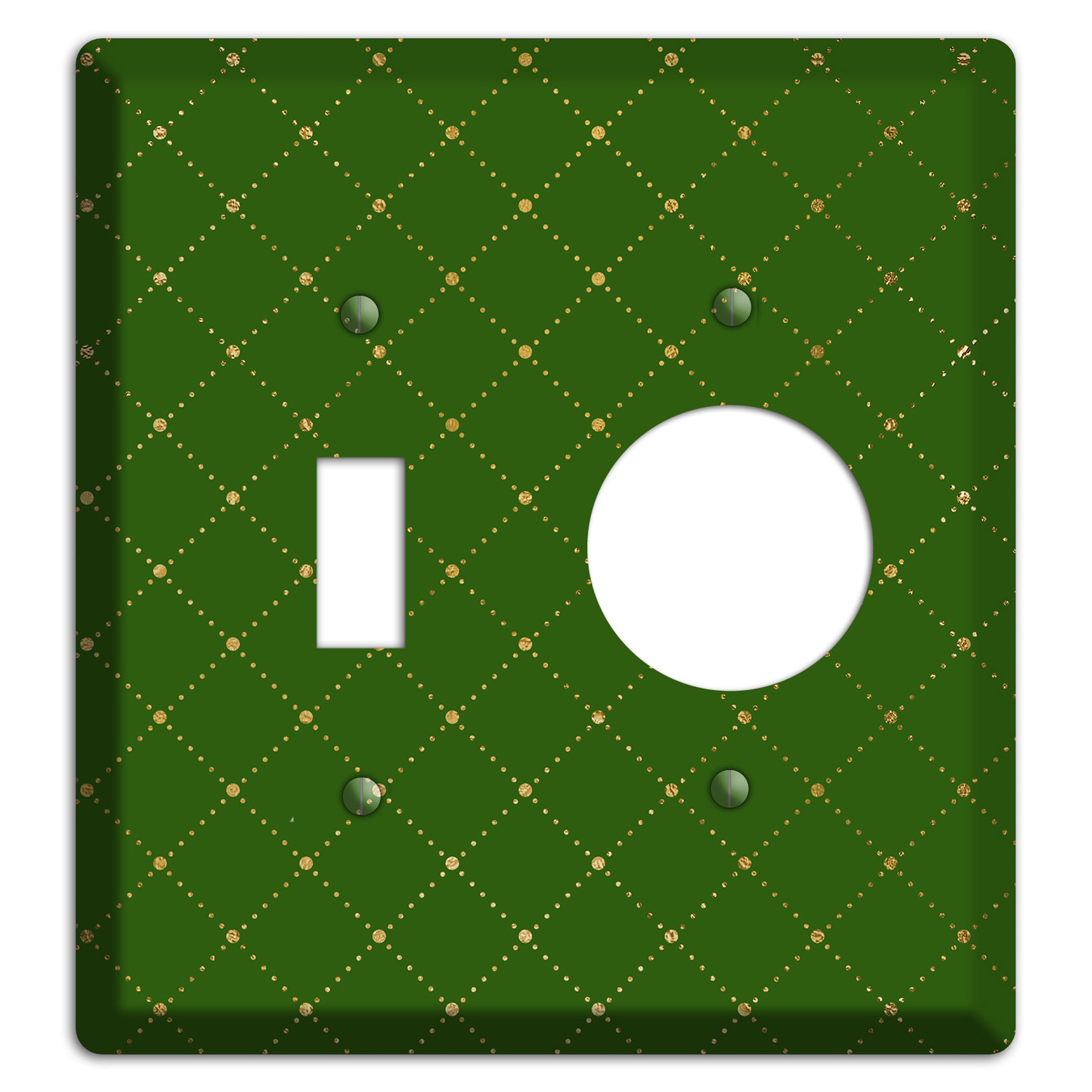 Beaded Lattice Toggle / Receptacle Wallplate