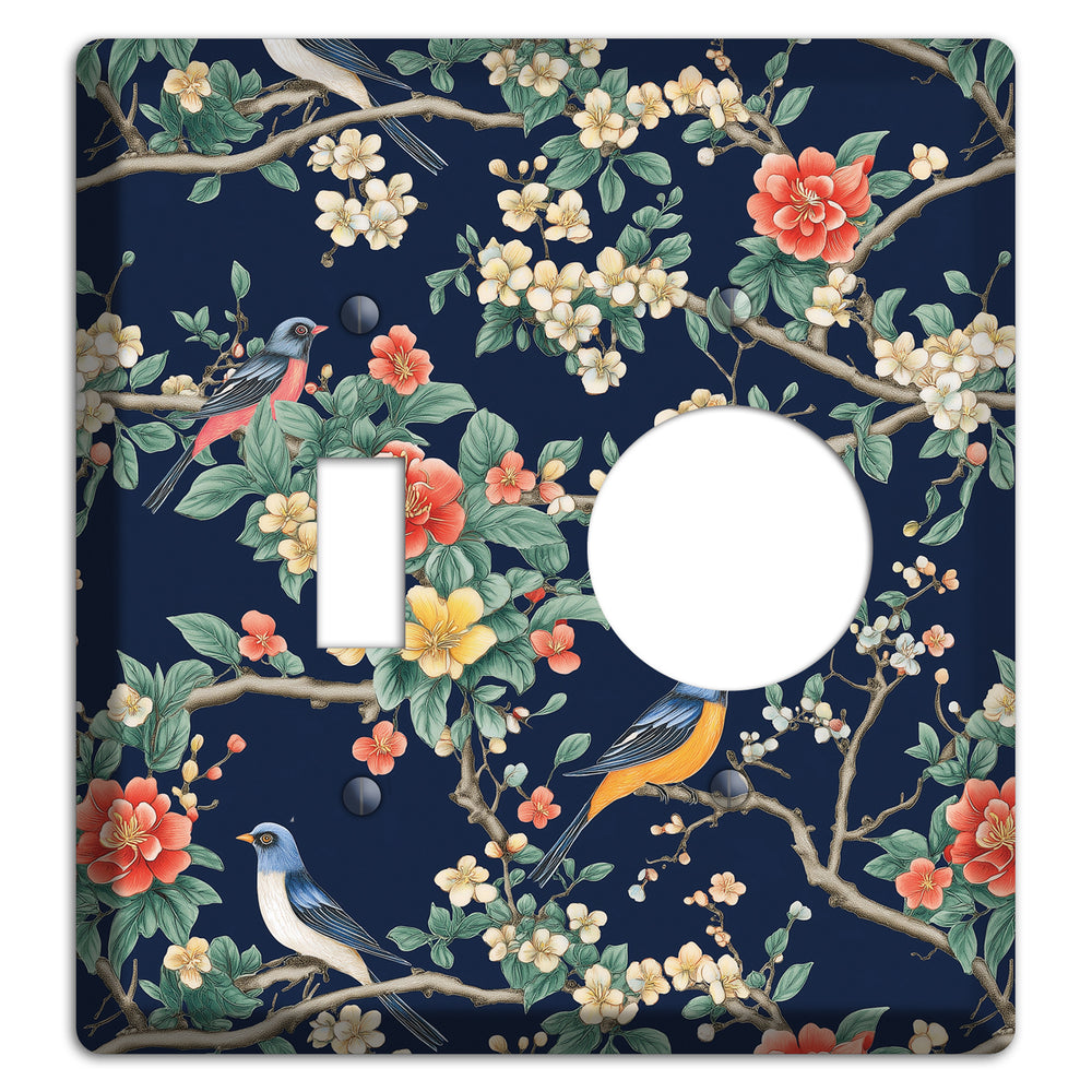 Songbirds & Blossoms Toggle / Receptacle Wallplate