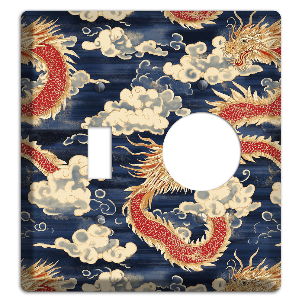 Sovereign Sky Dragons Toggle / Receptacle Wallplate