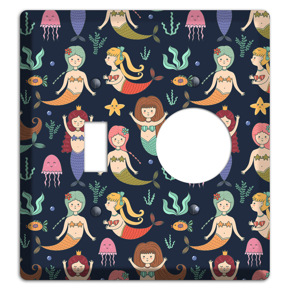 Mermaid Lagoon Party Toggle / Receptacle Wallplate