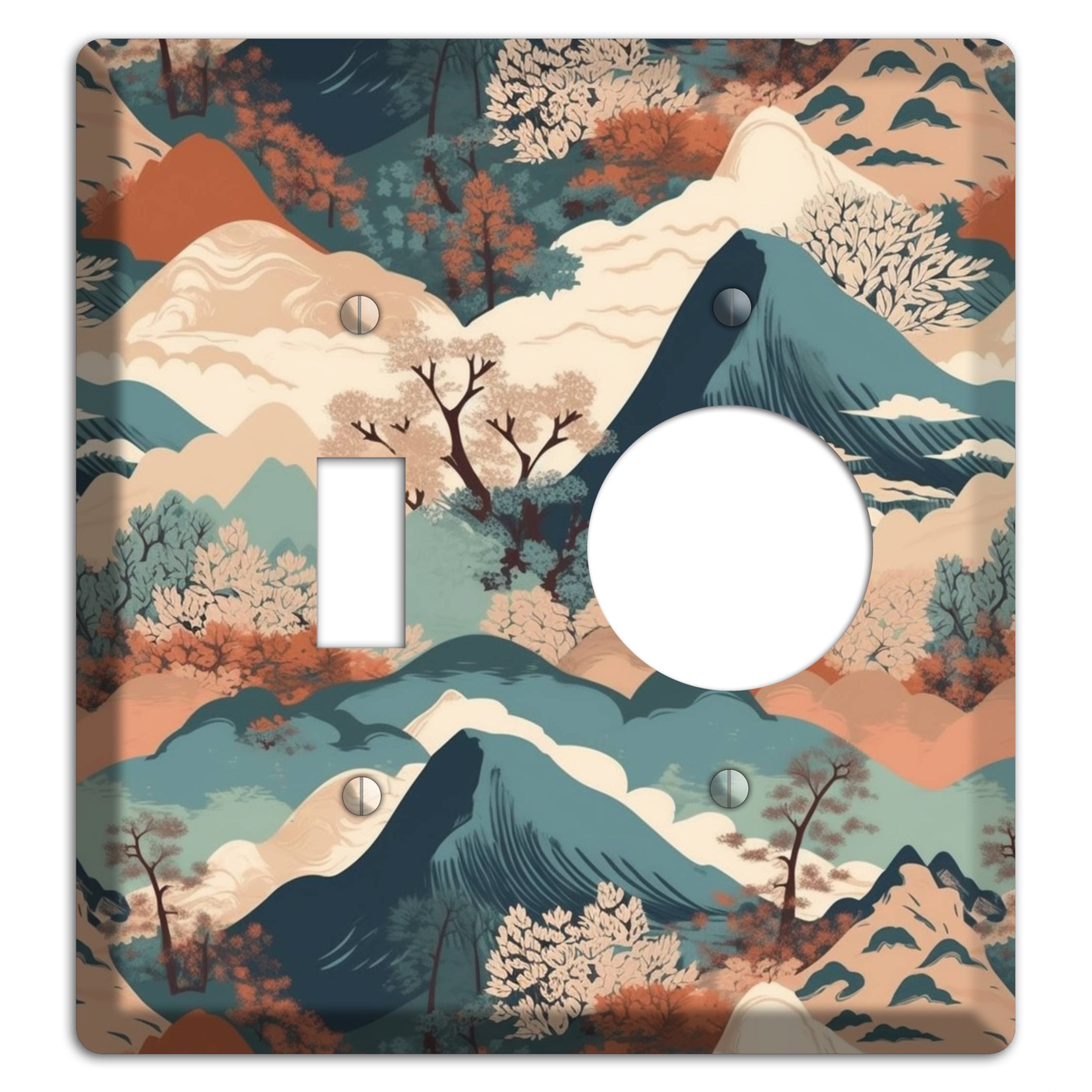 Mountain Reverie Toggle / Receptacle Wallplate
