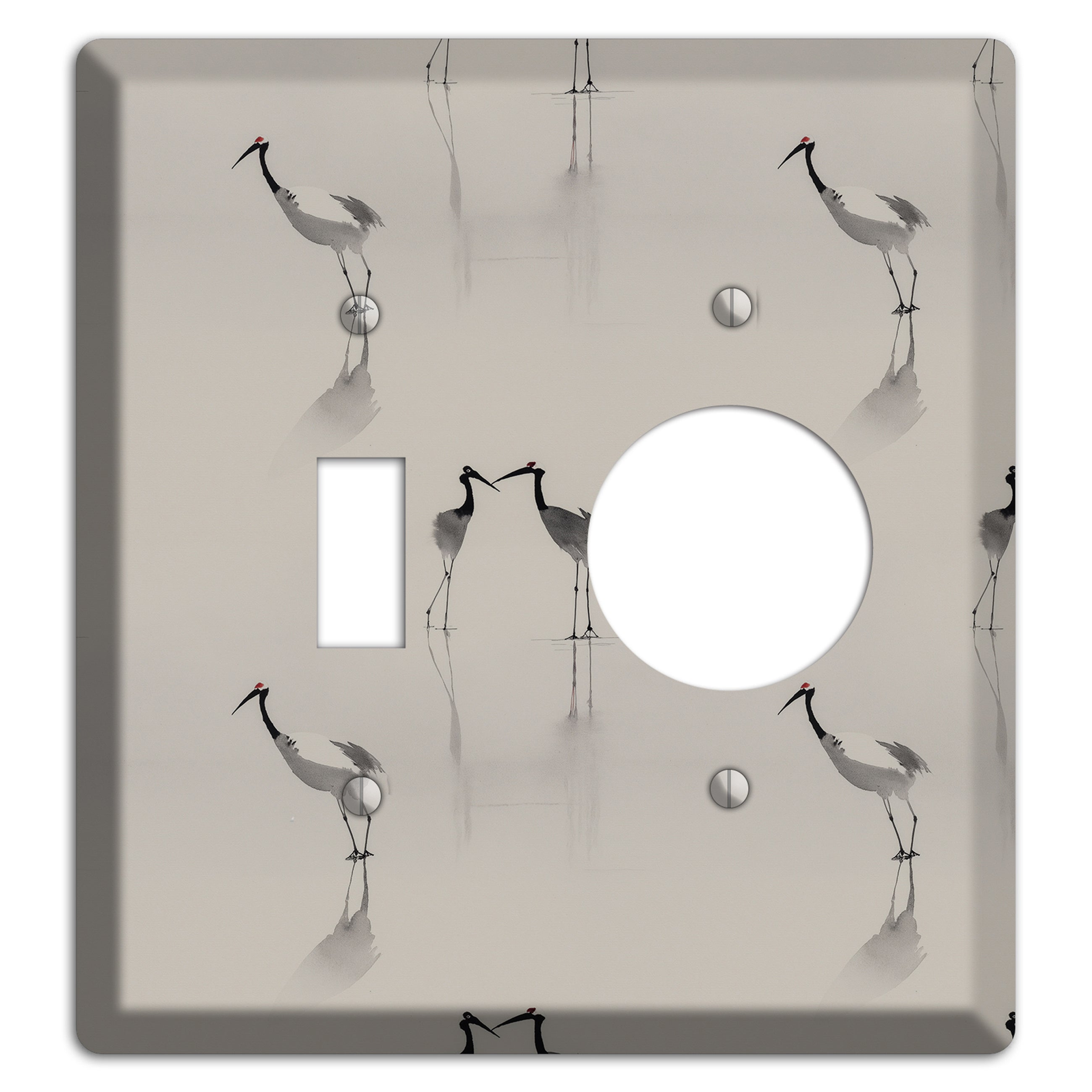 Mist & Mirror Vigil Toggle / Receptacle Wallplate