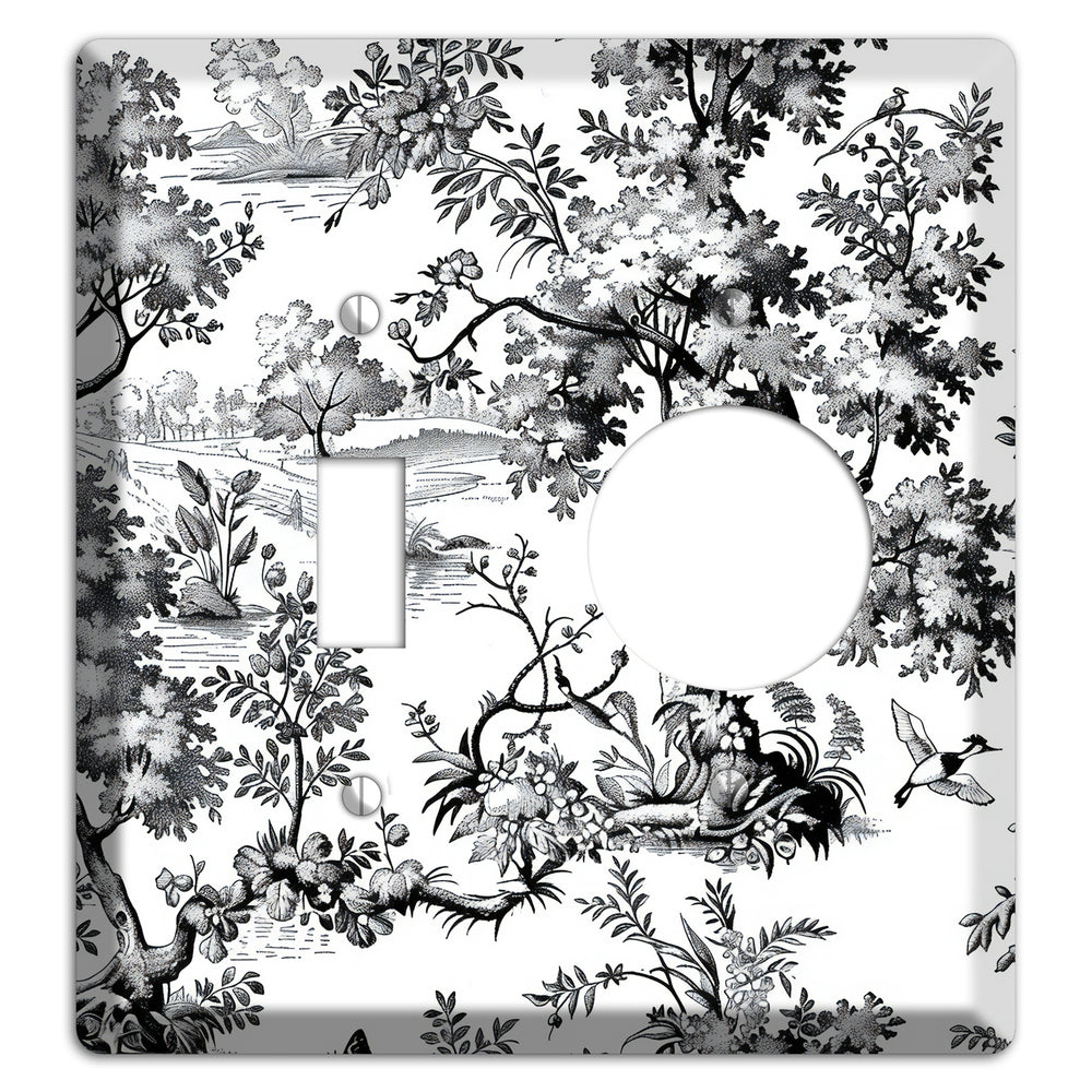 Pastoral Ink Reverie Toggle / Receptacle Wallplate