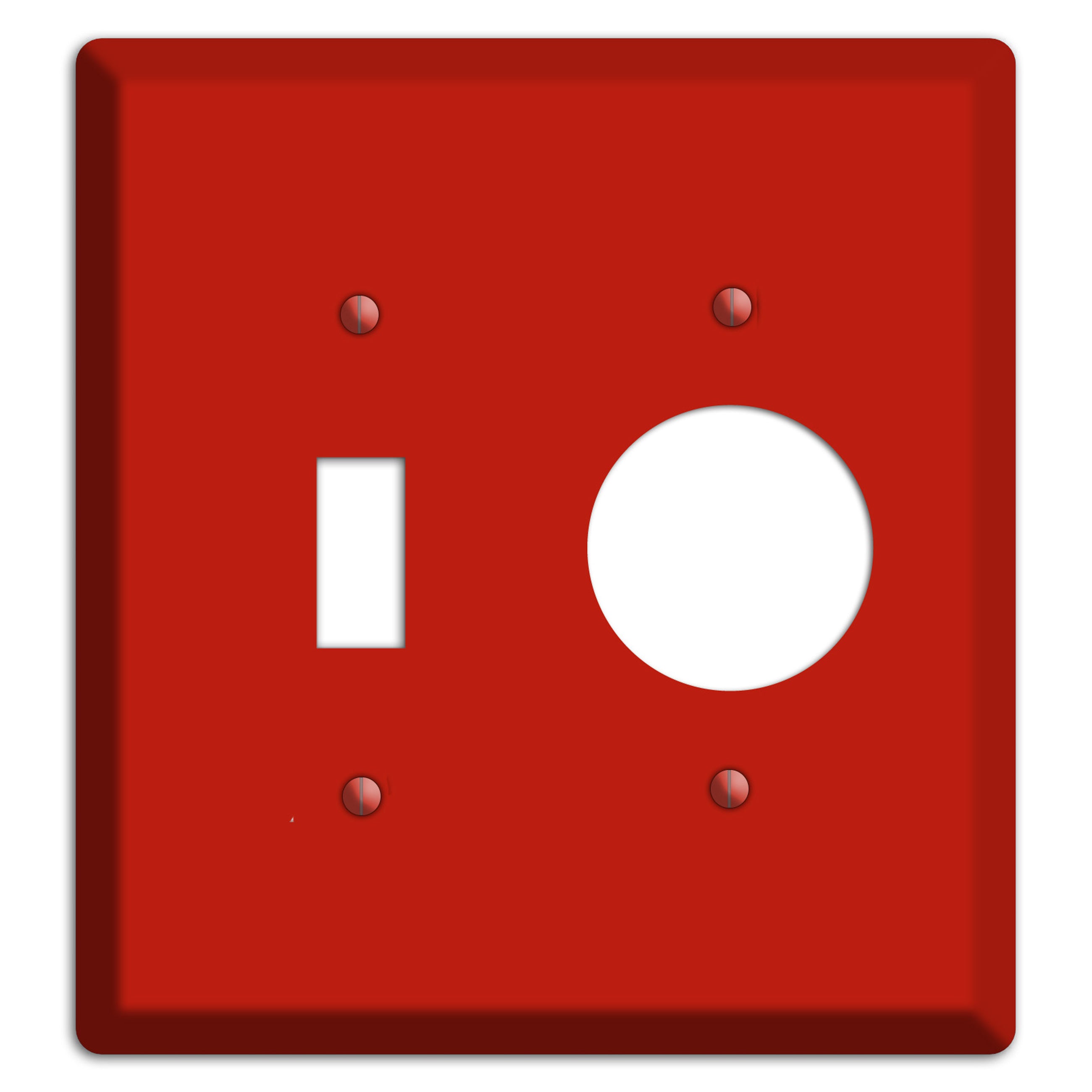 Baxter Simply Red Toggle / Receptacle Wallplate