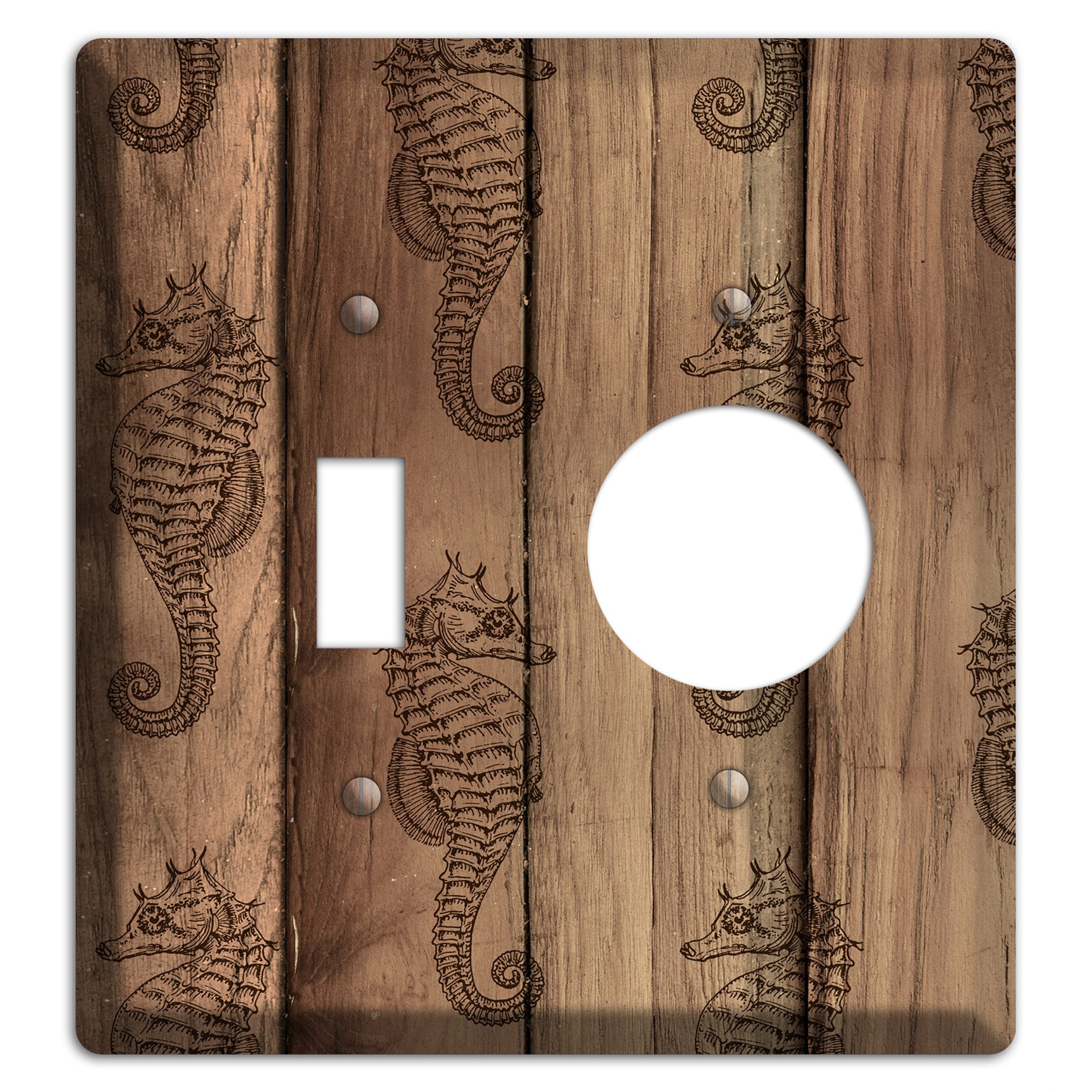 Planktonic Ponies Toggle / Receptacle Wallplate