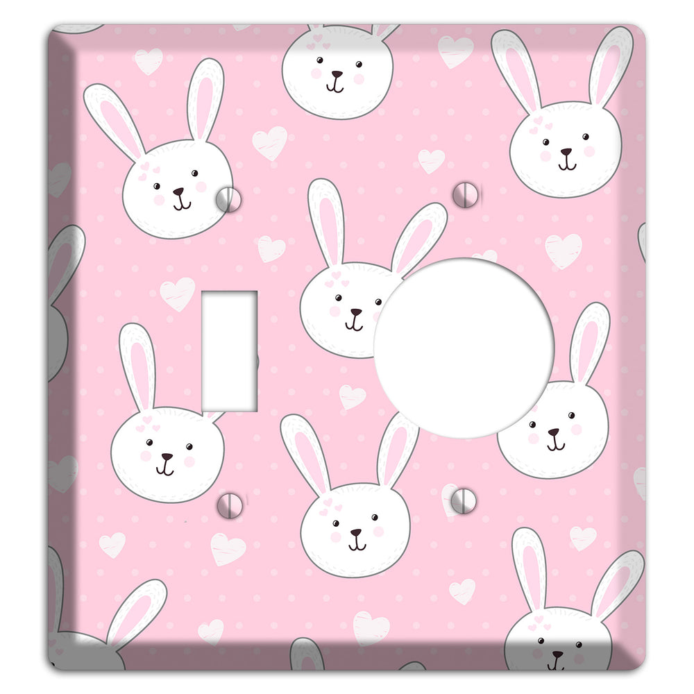 Bunny Love Toggle / Receptacle Wallplate