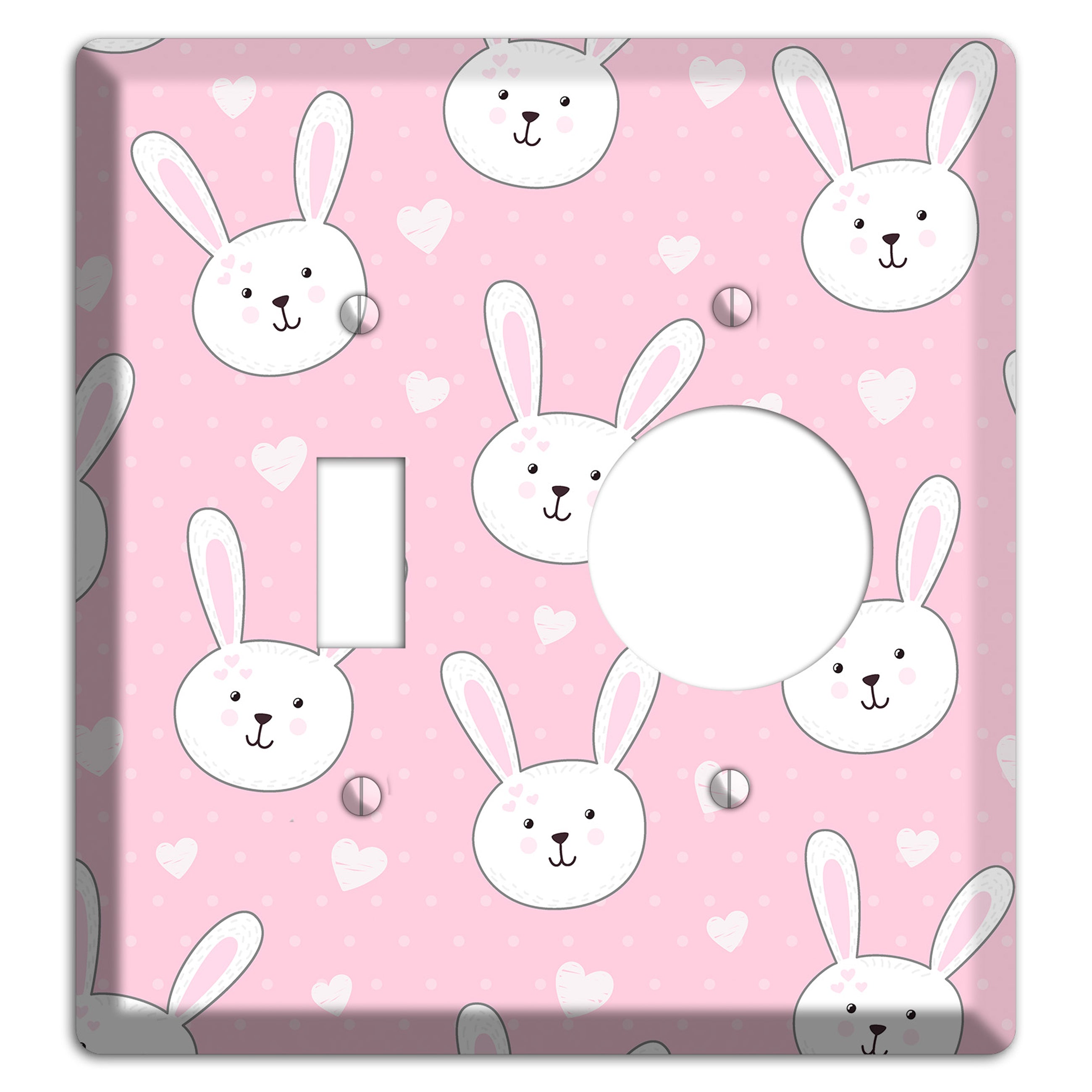 Bunny Love Toggle / Receptacle Wallplate