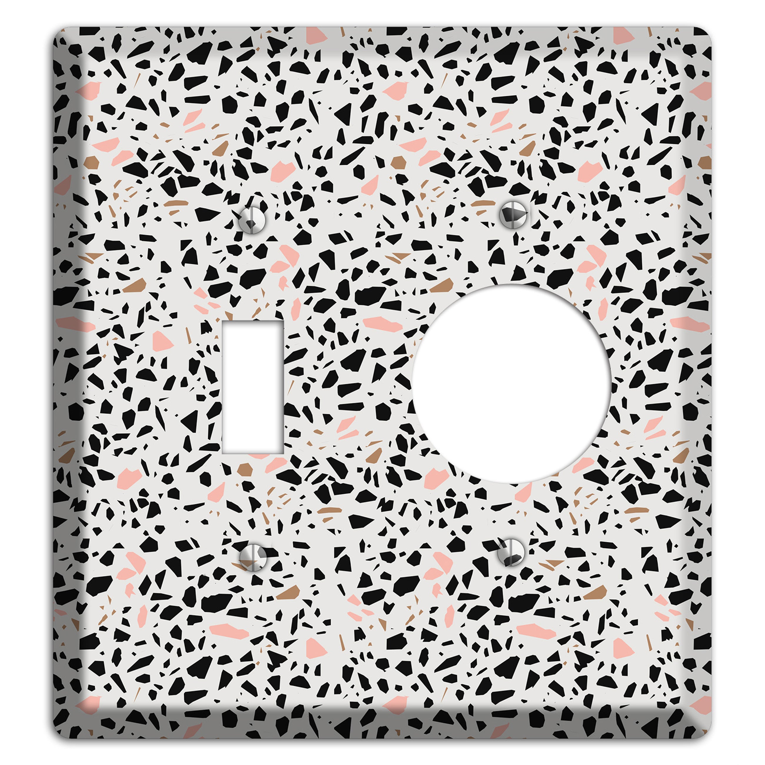 Monochrome Mix Toggle / Receptacle Wallplate