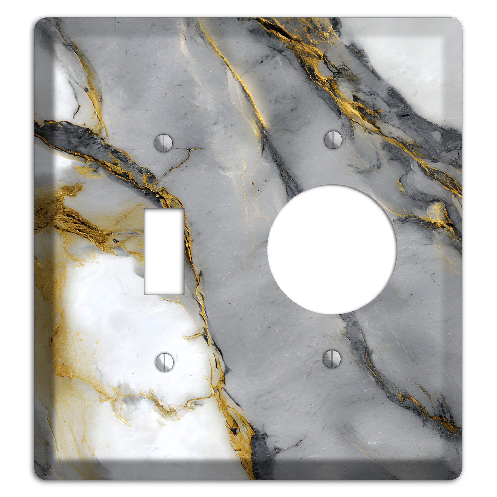 Finlandia Marble Toggle / Receptacle Wallplate
