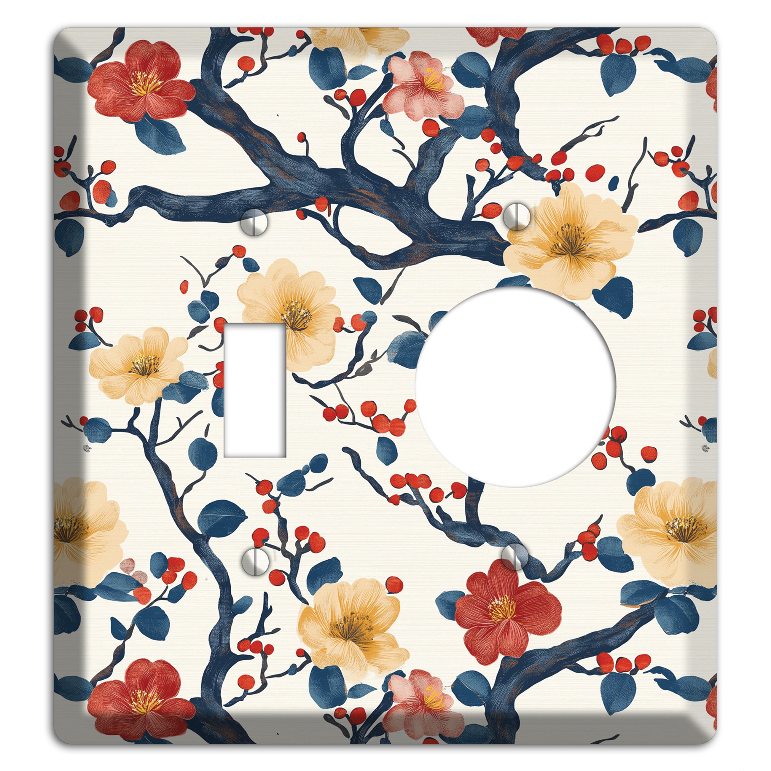 Berry Branch Reverie Toggle / Receptacle Wallplate