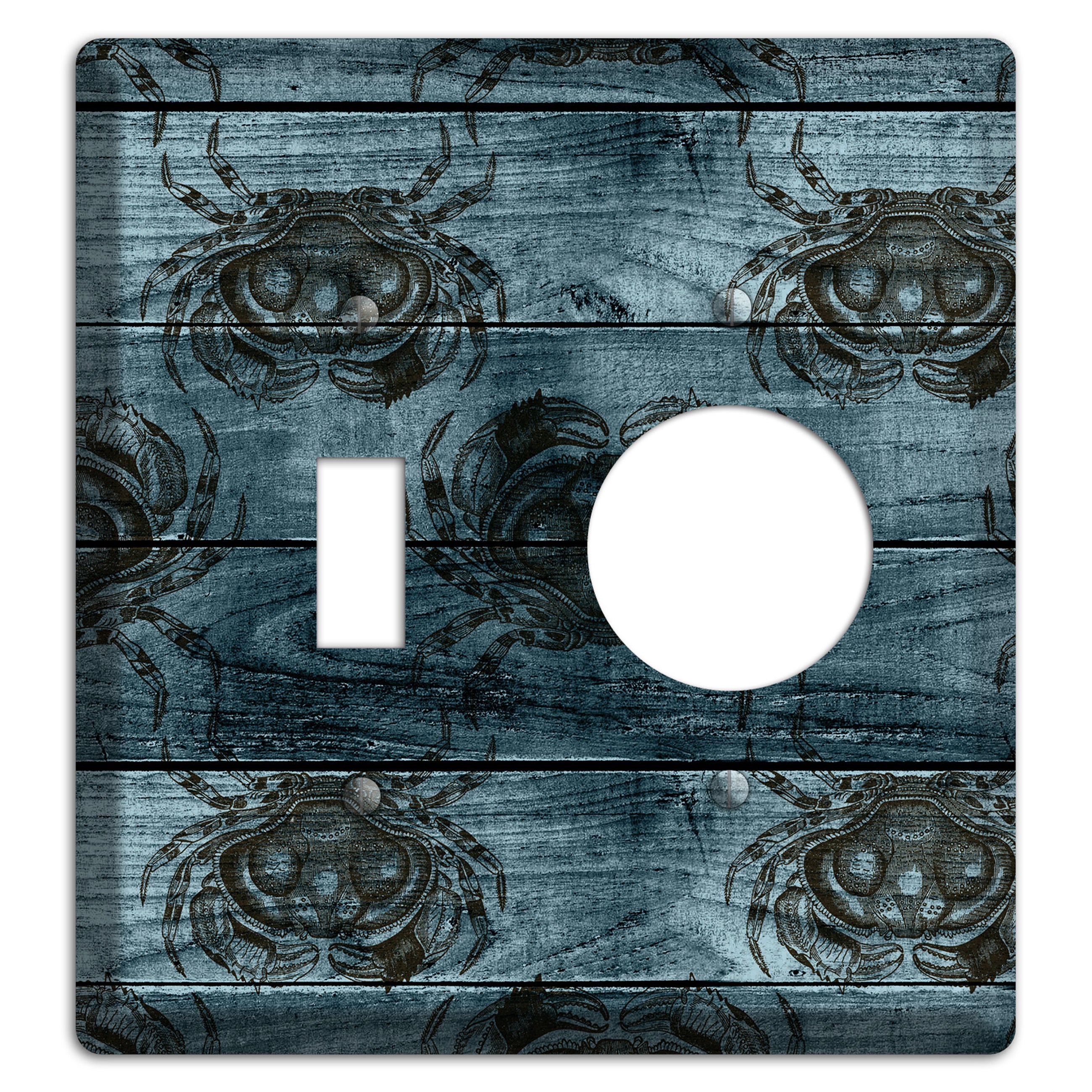 Crabby Waters Toggle / Receptacle Wallplate