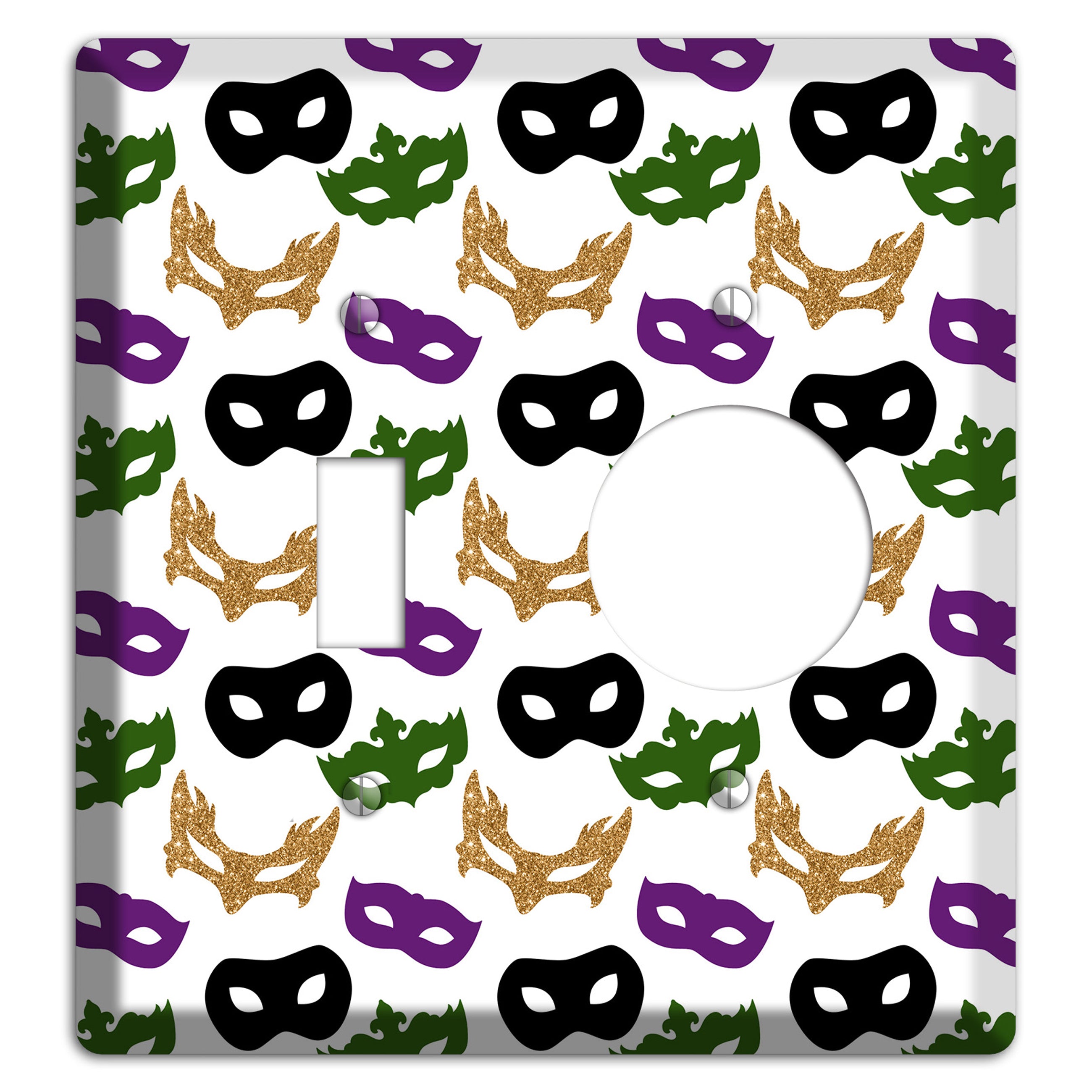 Masquerade Mosaic Toggle / Receptacle Wallplate