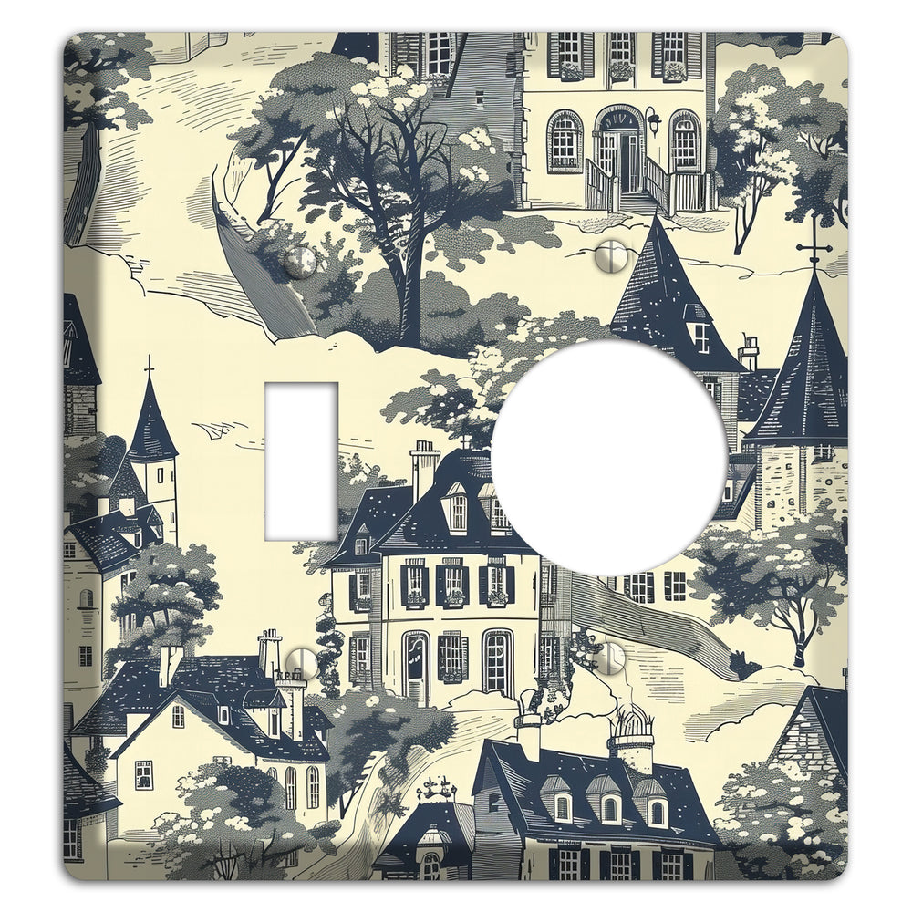 Village on the Hill Toggle / Receptacle Wallplate