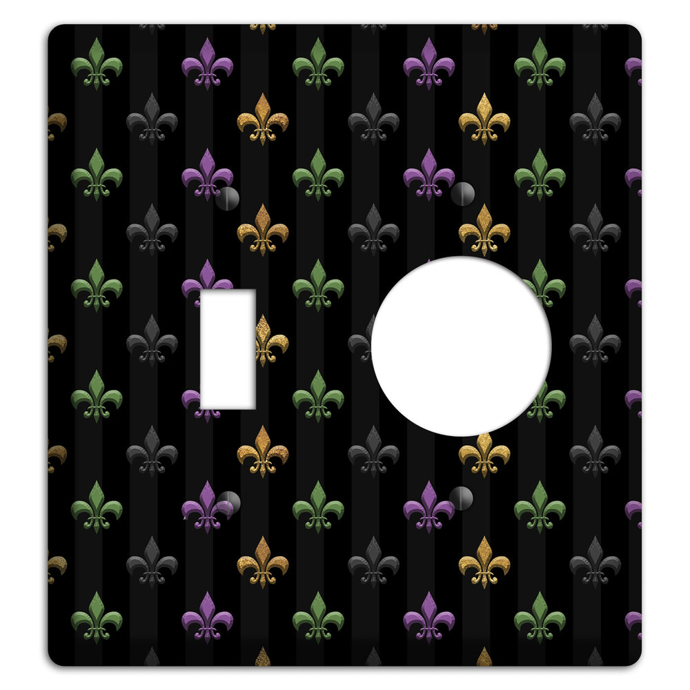 Midnight Fleur Toggle / Receptacle Wallplate
