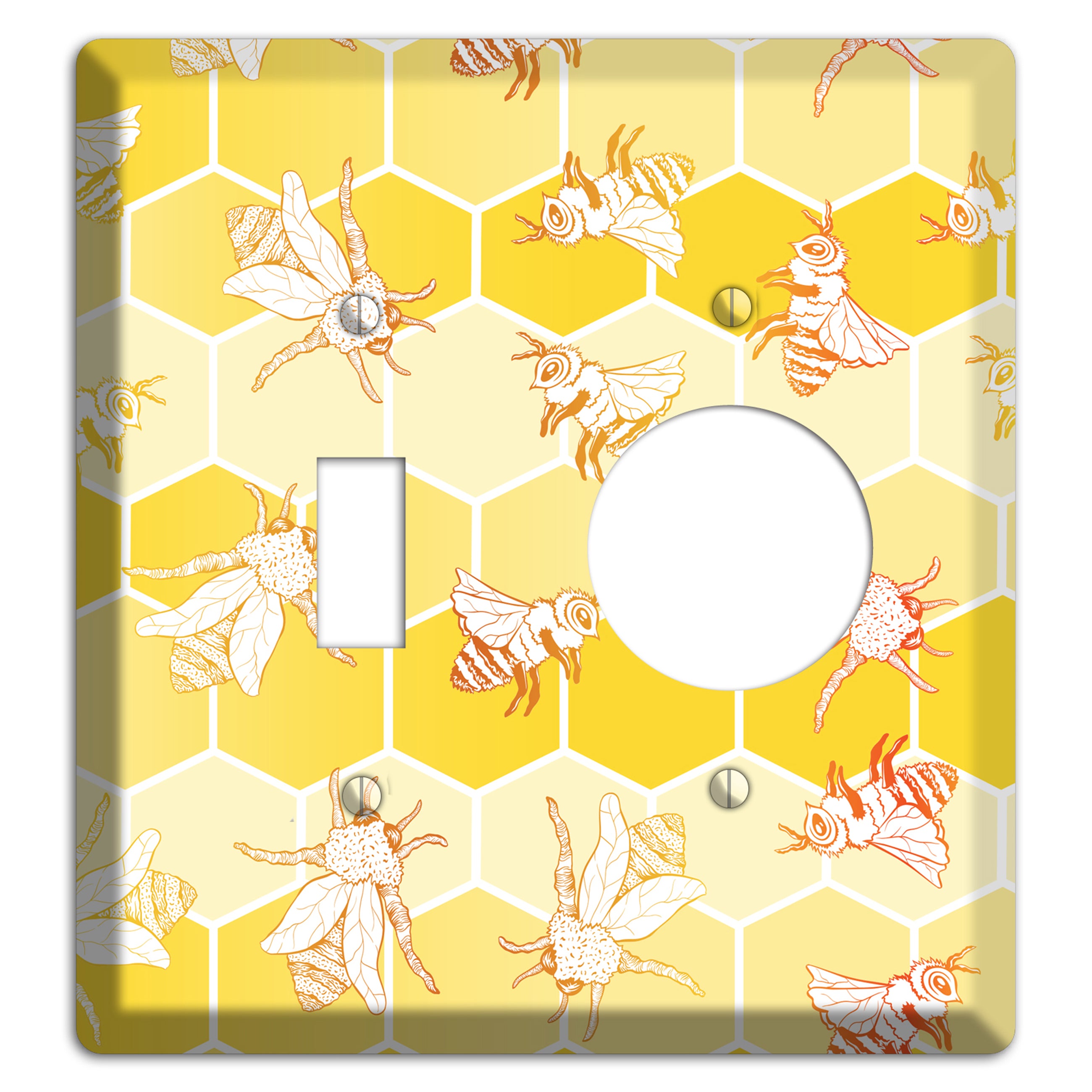 Hive & Flutter Toggle / Receptacle Wallplate
